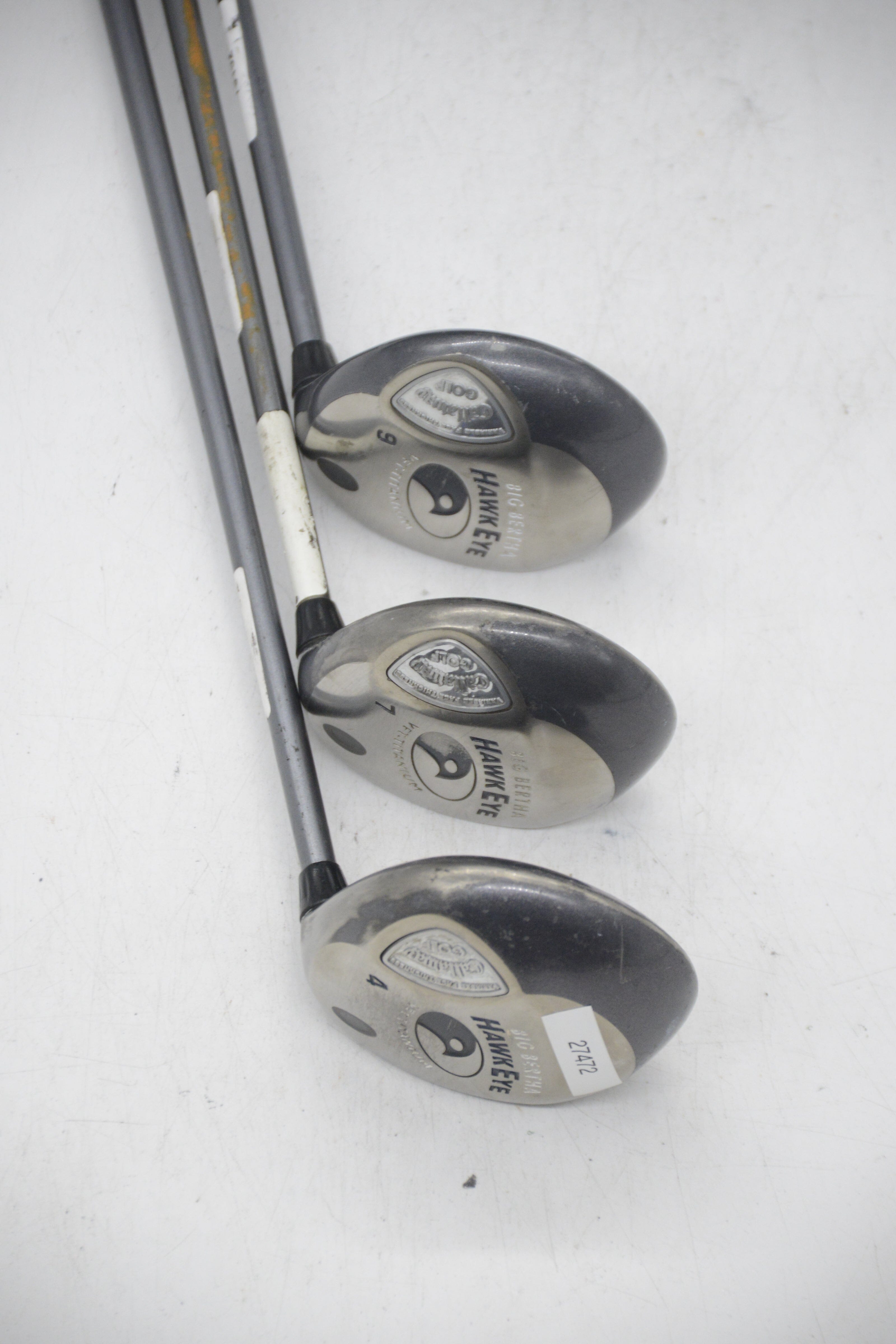 Women's Callaway Hawk Eye VFT Titanium 4W, 7W, 9W Wood Set W Flex Golf Clubs GolfRoots 