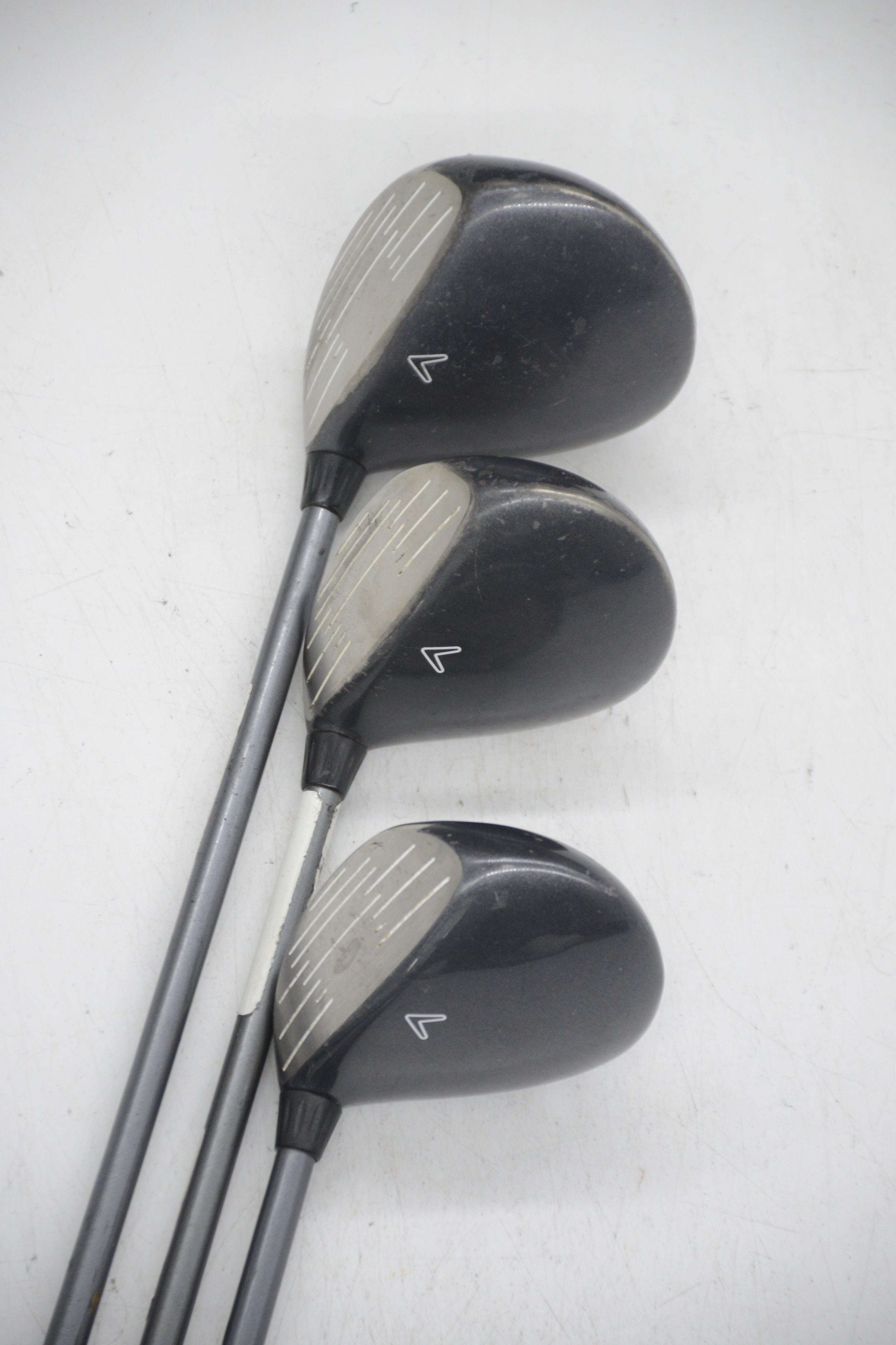 Women's Callaway Hawk Eye VFT Titanium 4W, 7W, 9W Wood Set W Flex Golf Clubs GolfRoots 