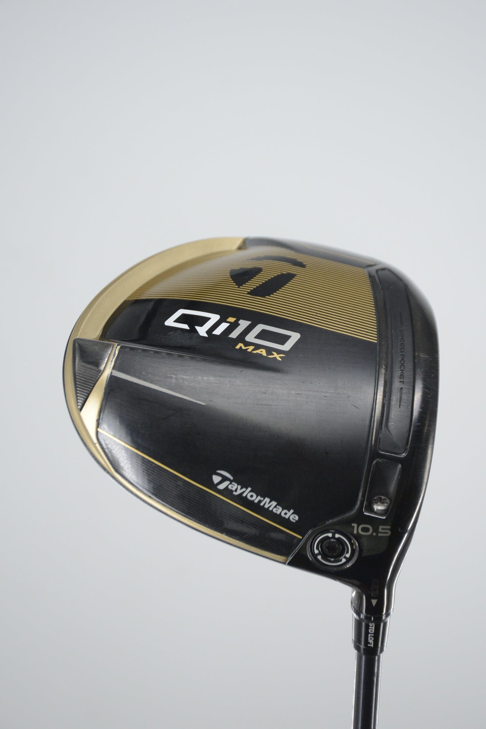 TaylorMade Qi10 Max Designer 10.5 Degree Driver R Flex 45.25" Golf Clubs GolfRoots 