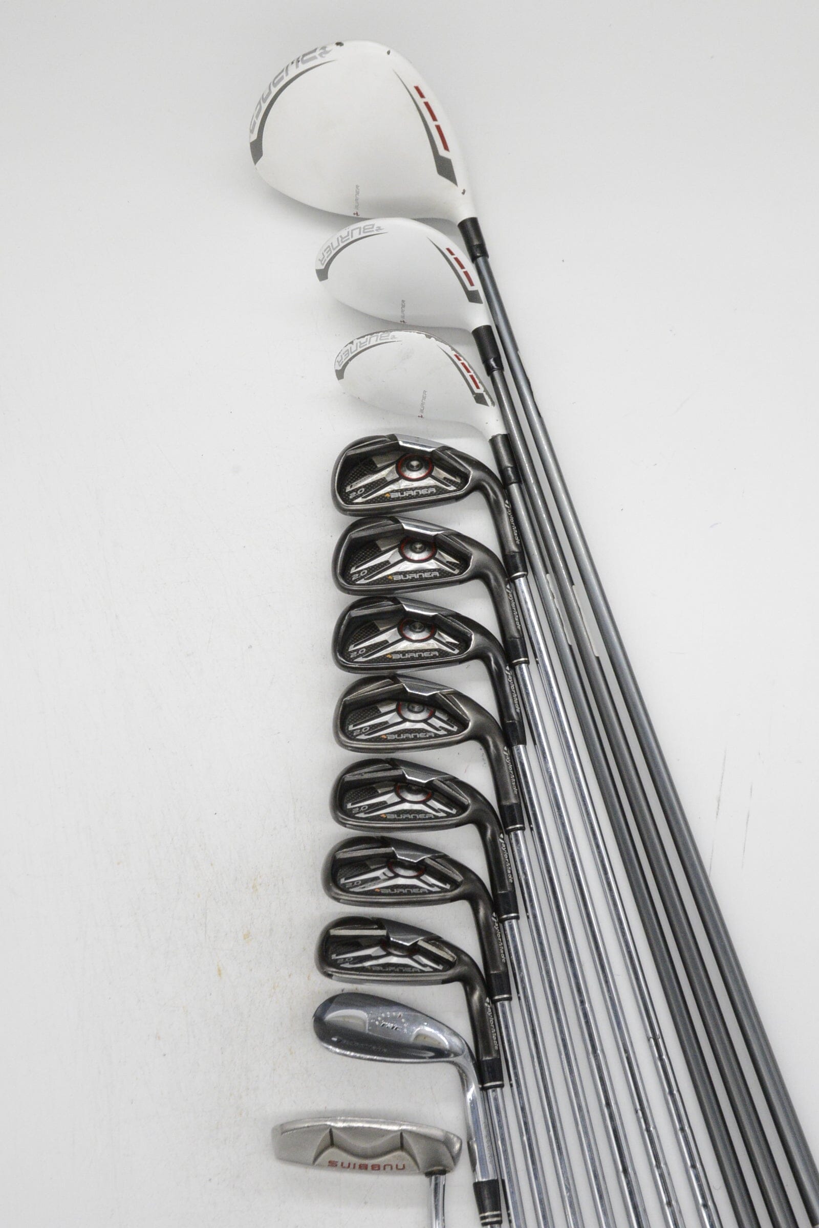 TaylorMade Burner 2.0 Mixed Full Set R Flex +0.25" Golf Clubs GolfRoots 