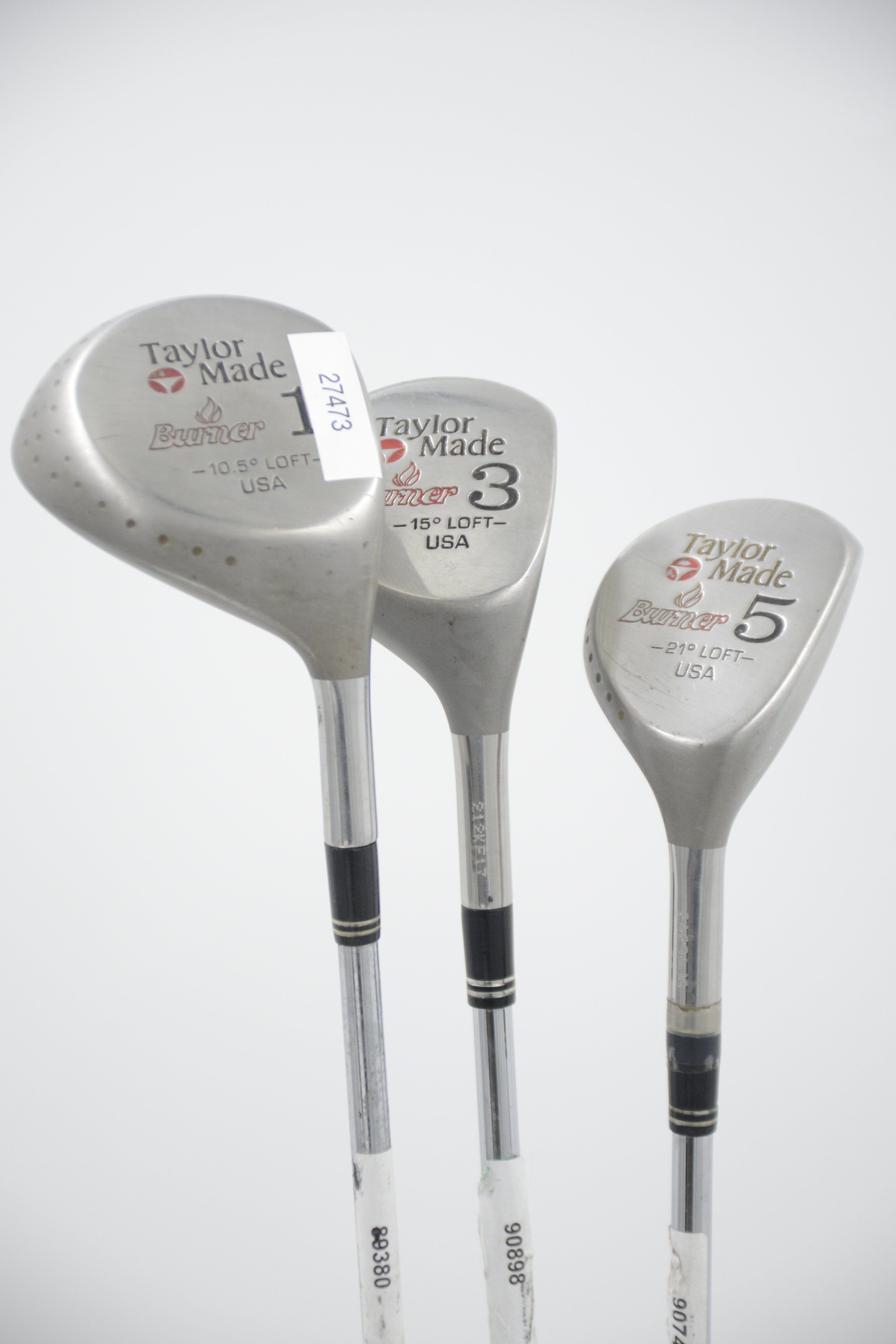 TaylorMade Tour Preferred Burner D, 3W, 5W S Flex Golf Clubs GolfRoots 