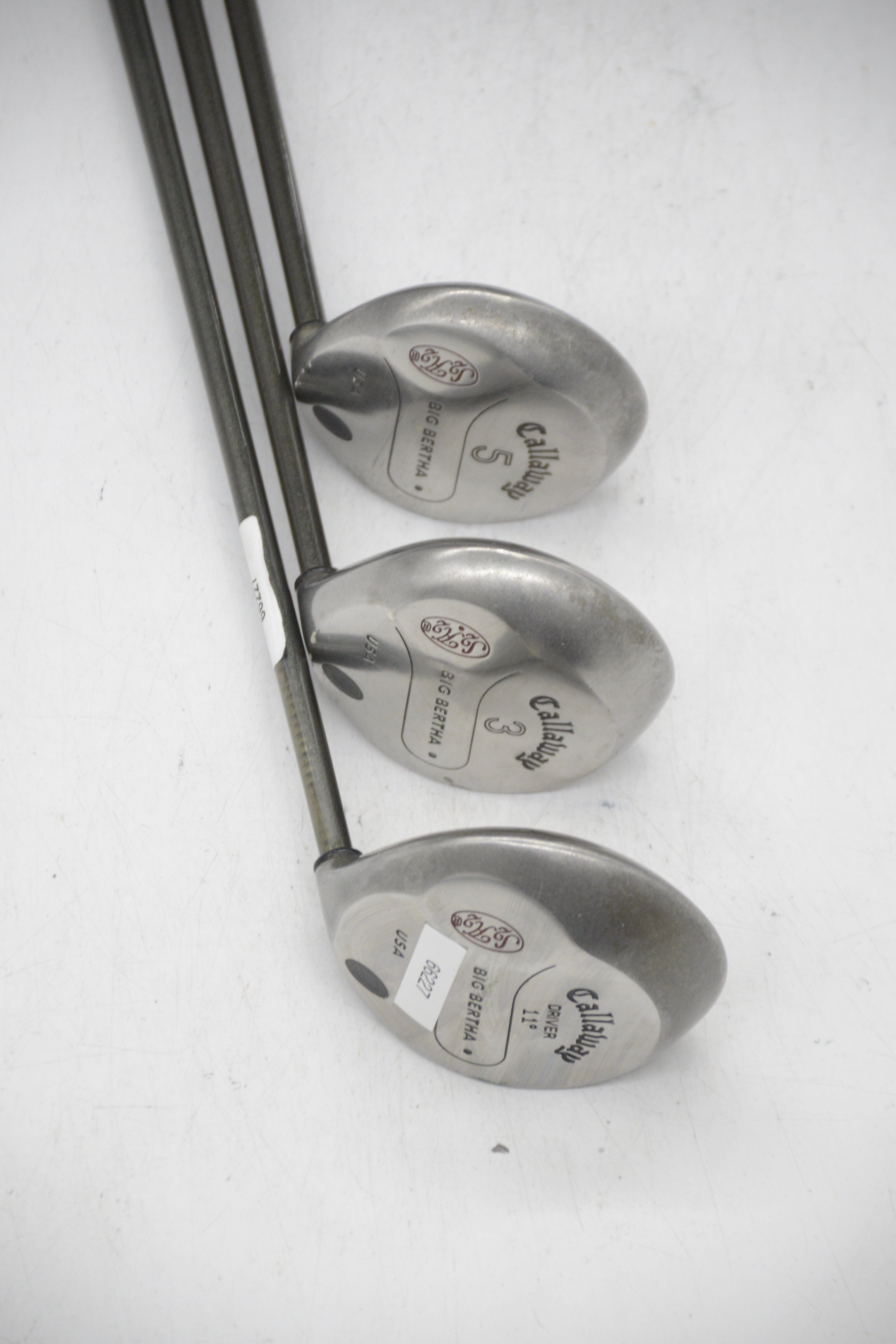 Callaway S2H2 D, 3W, 5W Wood Set S Flex Golf Clubs GolfRoots 