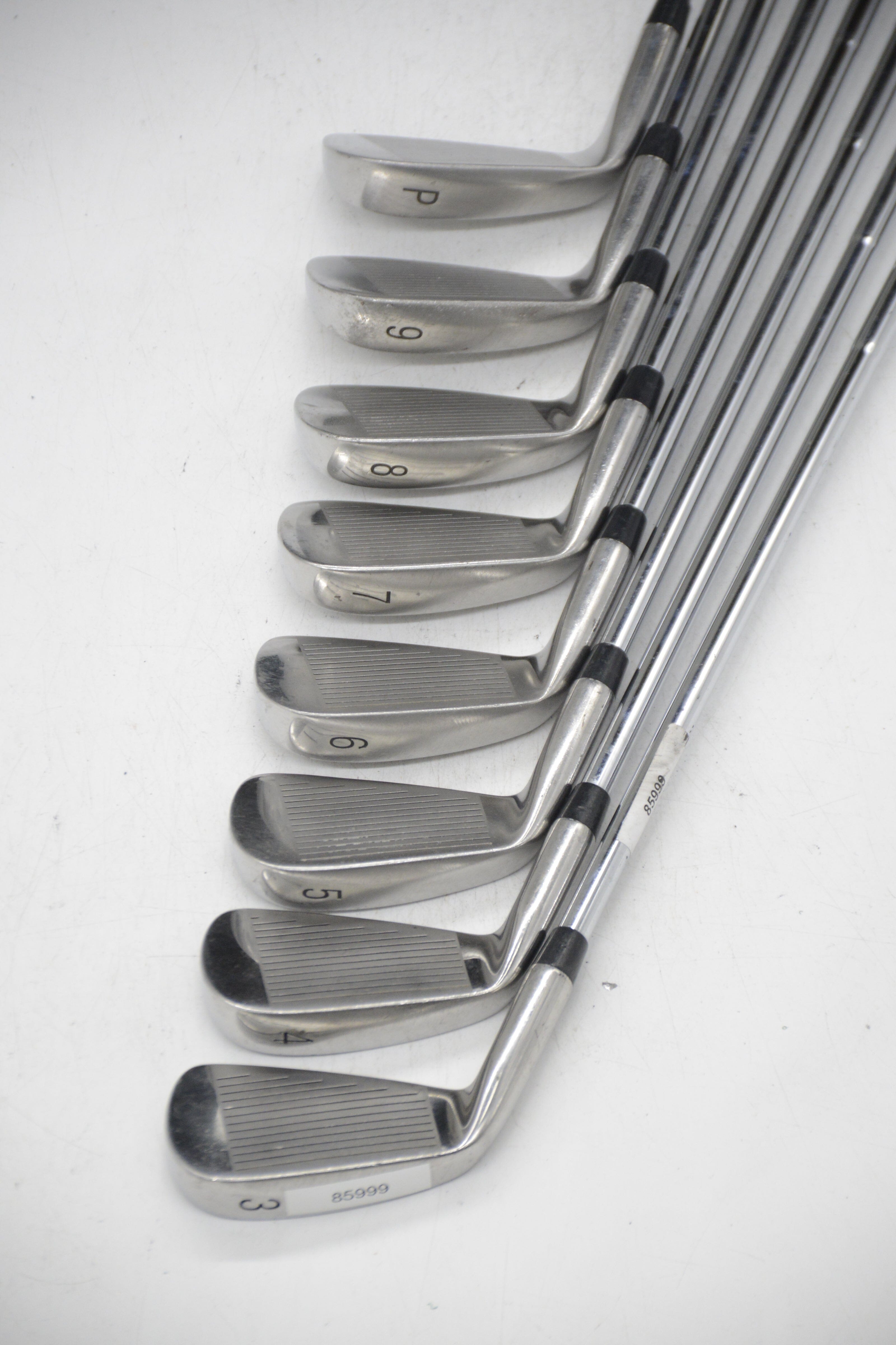 Tour Collection Stainless 3-PW Iron Set R Flex Std Length Golf Clubs GolfRoots 