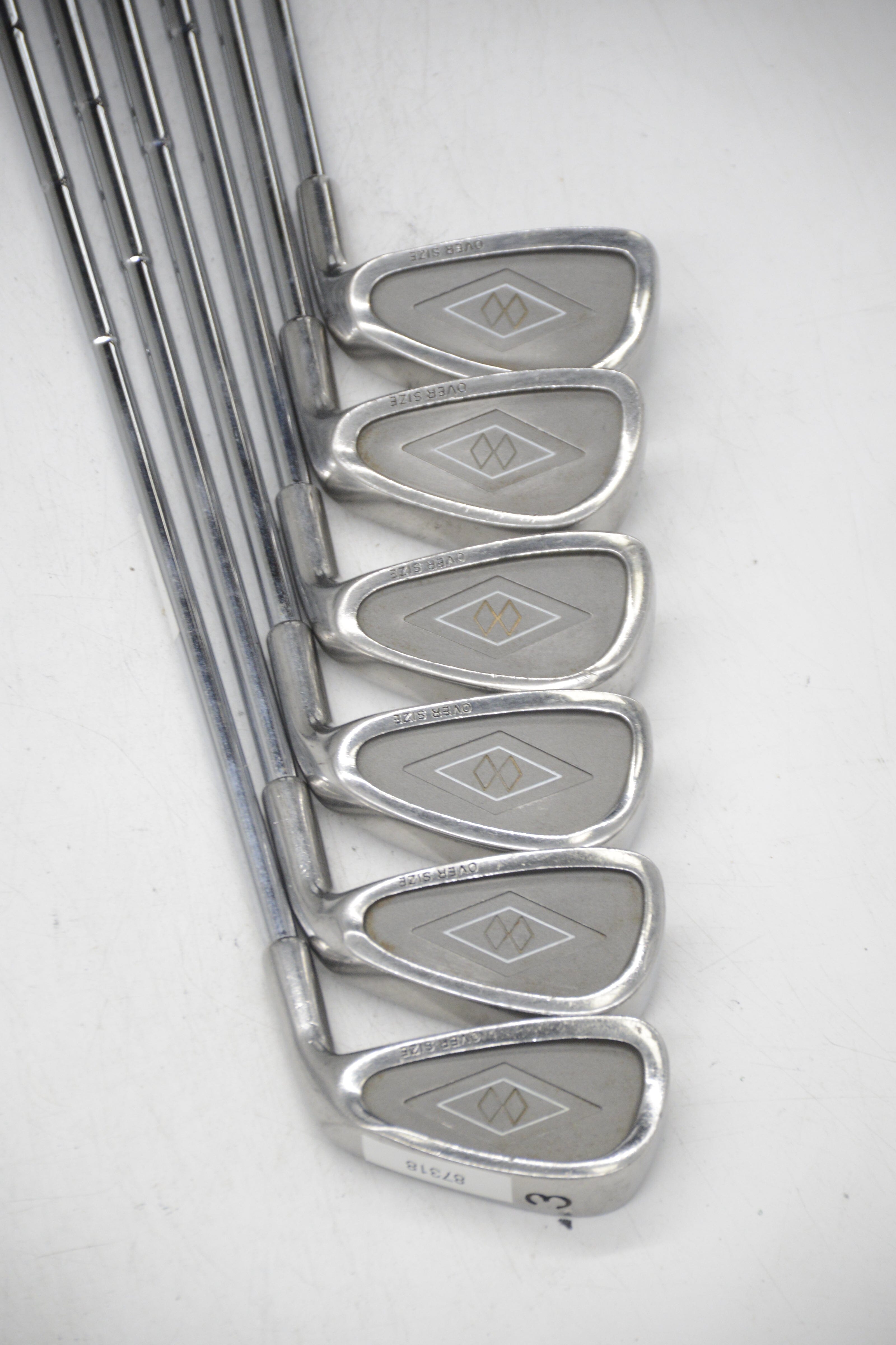 Double Diamond Oversize 3, 5-9 Iron Set S Flex Std Length Golf Clubs GolfRoots 