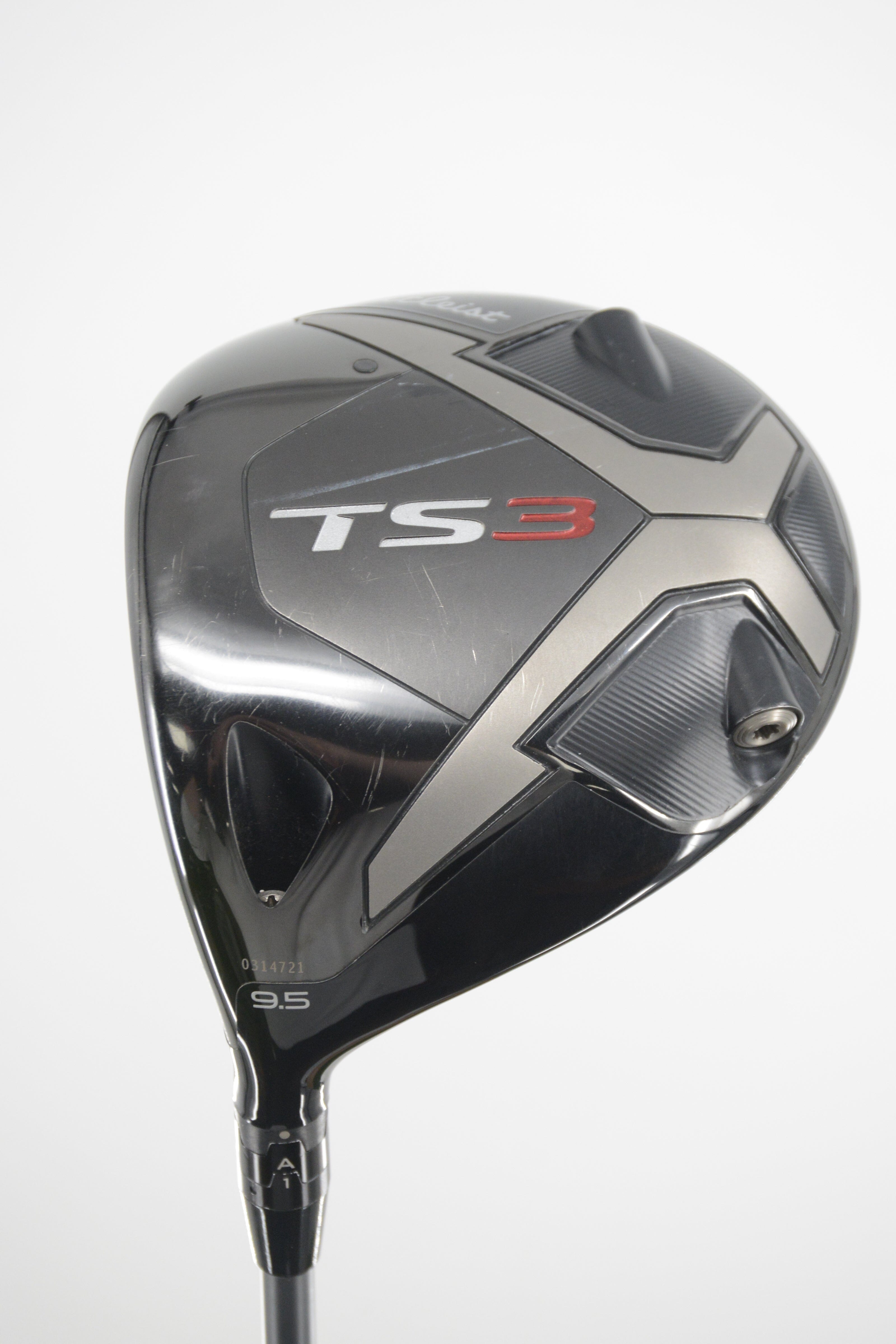 Lefty Titleist TS3 9.5 Degree Driver S Flex 45.5" Golf Clubs GolfRoots 