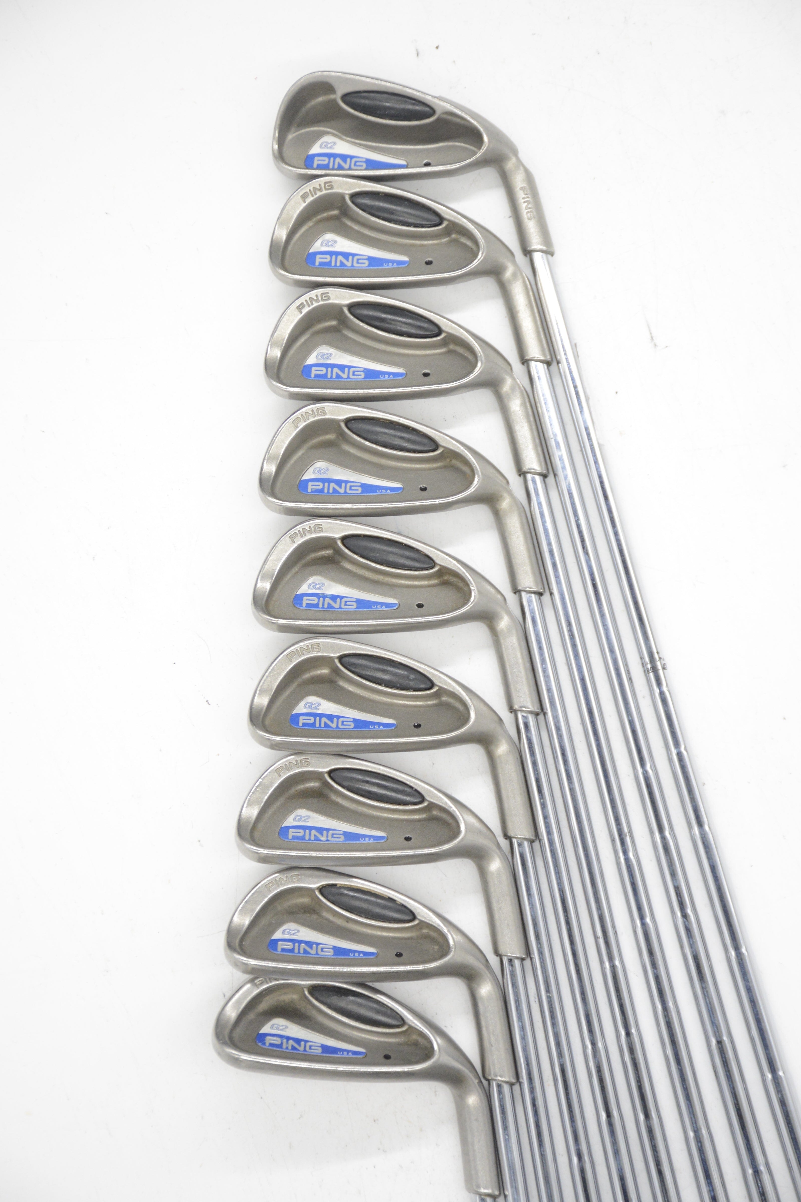 Ping G2 2-PW Iron Set R Flex -0.25" Golf Clubs GolfRoots 