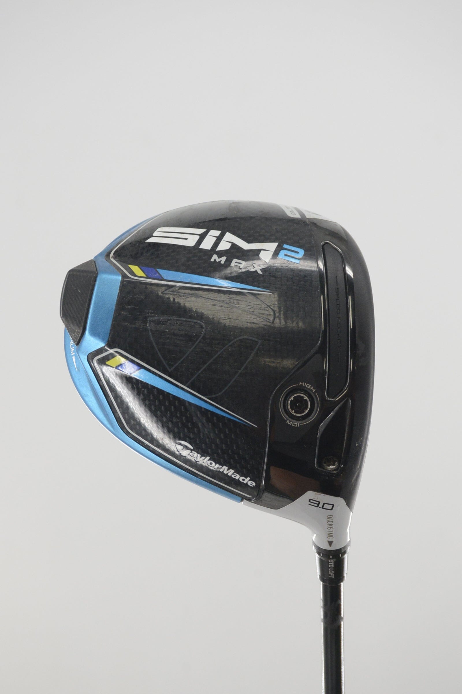 TaylorMade SIM2 Max 9 Degree Driver S Flex 45.5" Golf Clubs GolfRoots 