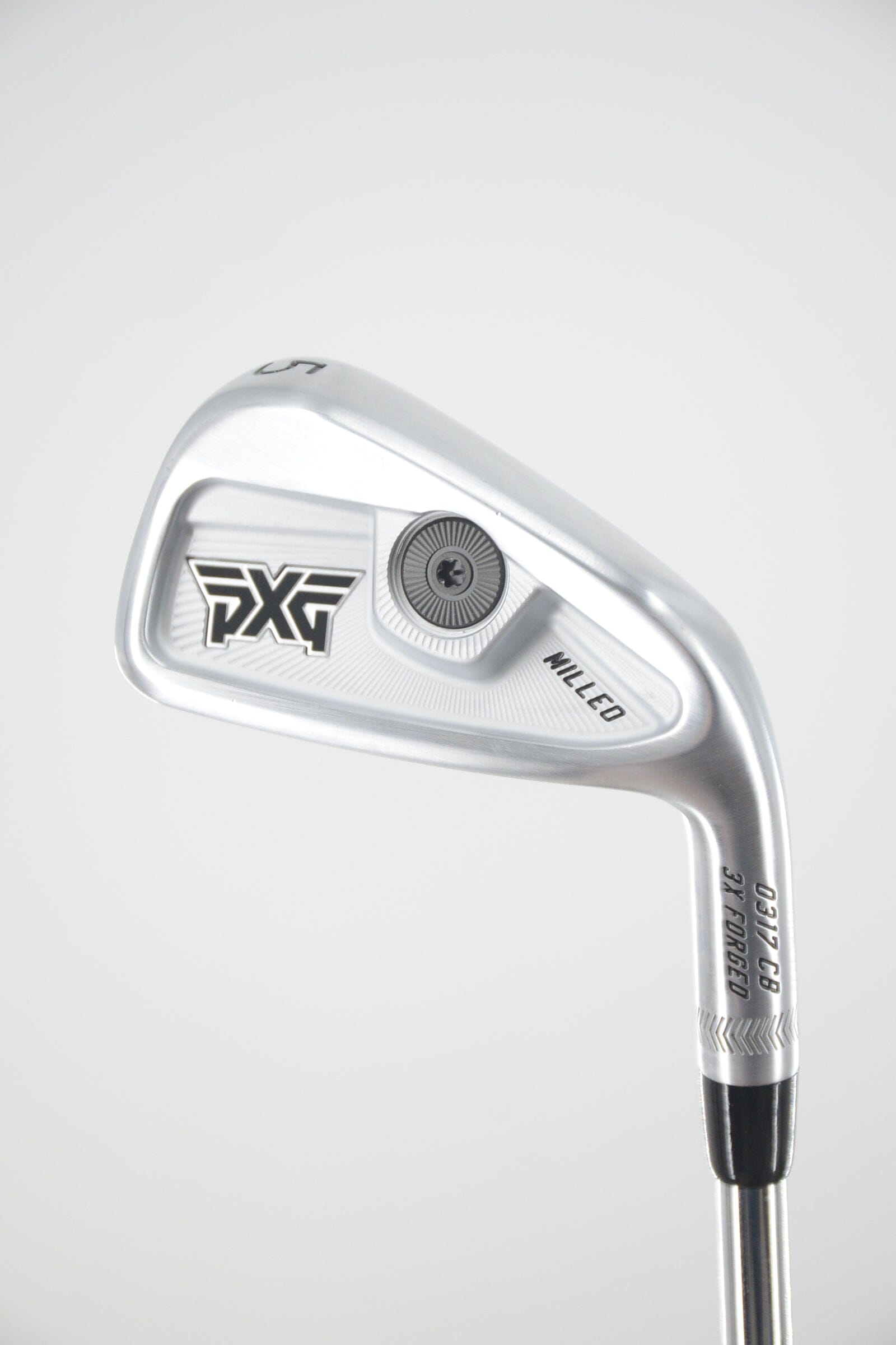 PXG 0317CB Chrome 5 Iron S Flex 37.75" Golf Clubs GolfRoots 
