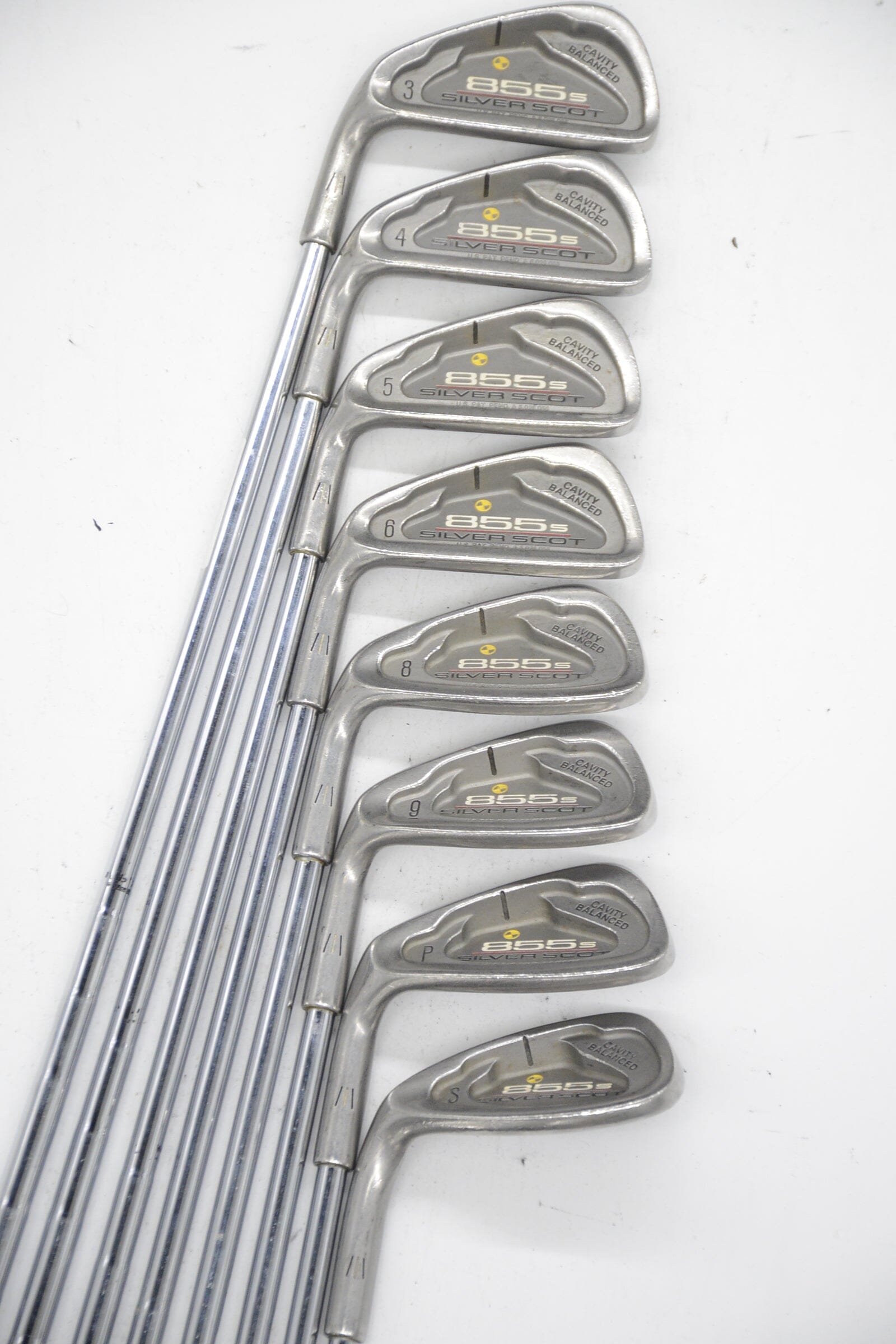 Lefty Tommy Armour 855S Silver Scot 3-6, 8-PW, SW Iron Set S Flex Std Length Golf Clubs GolfRoots 