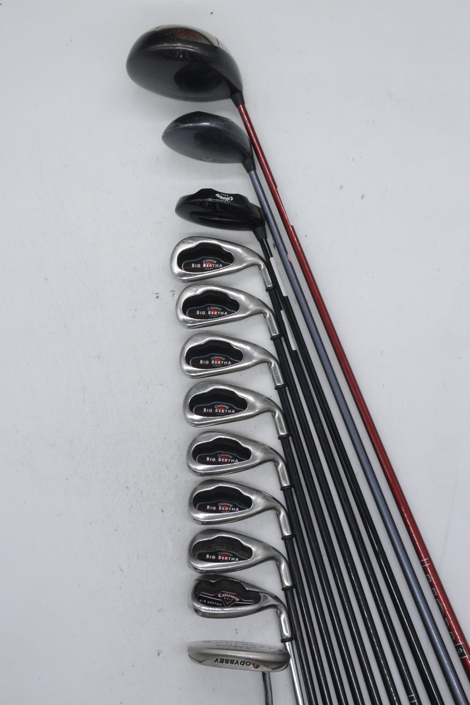 Callaway Big Bertha 2002 Mixed Full Set R Flex -0.5" Golf Clubs GolfRoots 