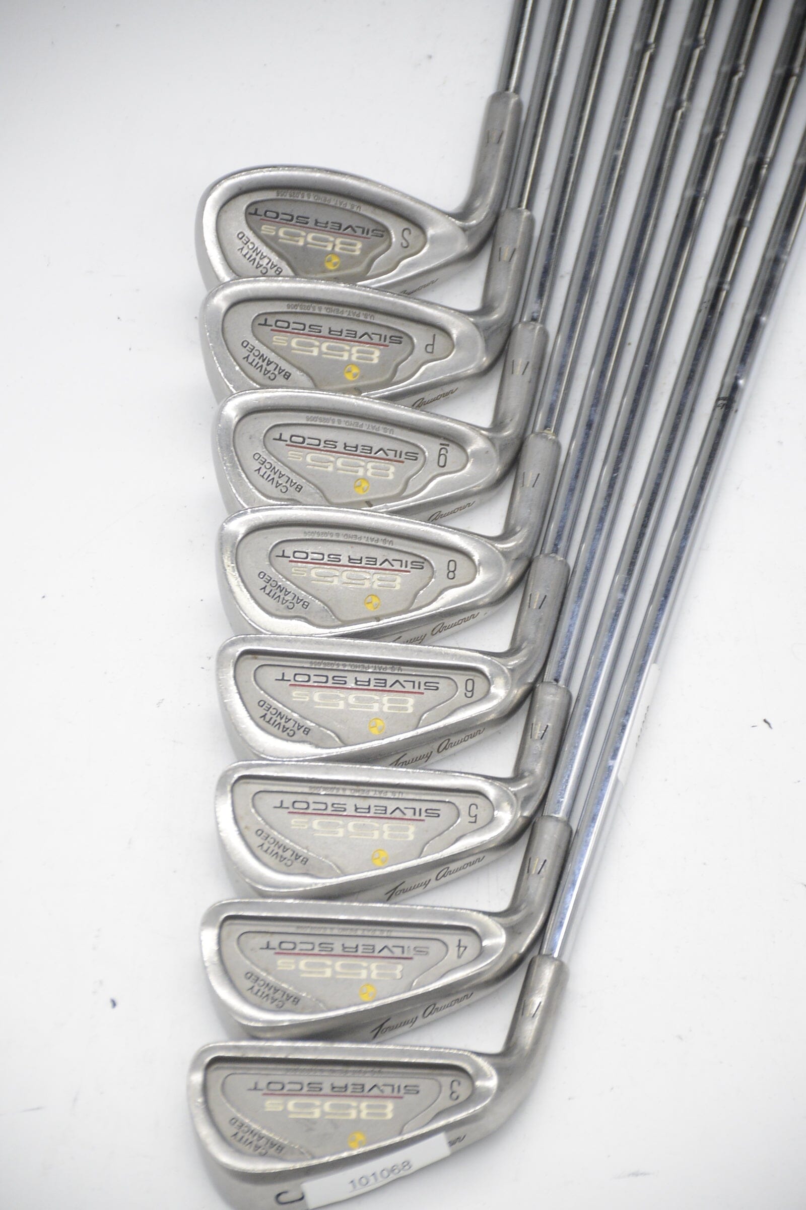 Lefty Tommy Armour 855S Silver Scot 3-6, 8-PW, SW Iron Set S Flex Std Length Golf Clubs GolfRoots 