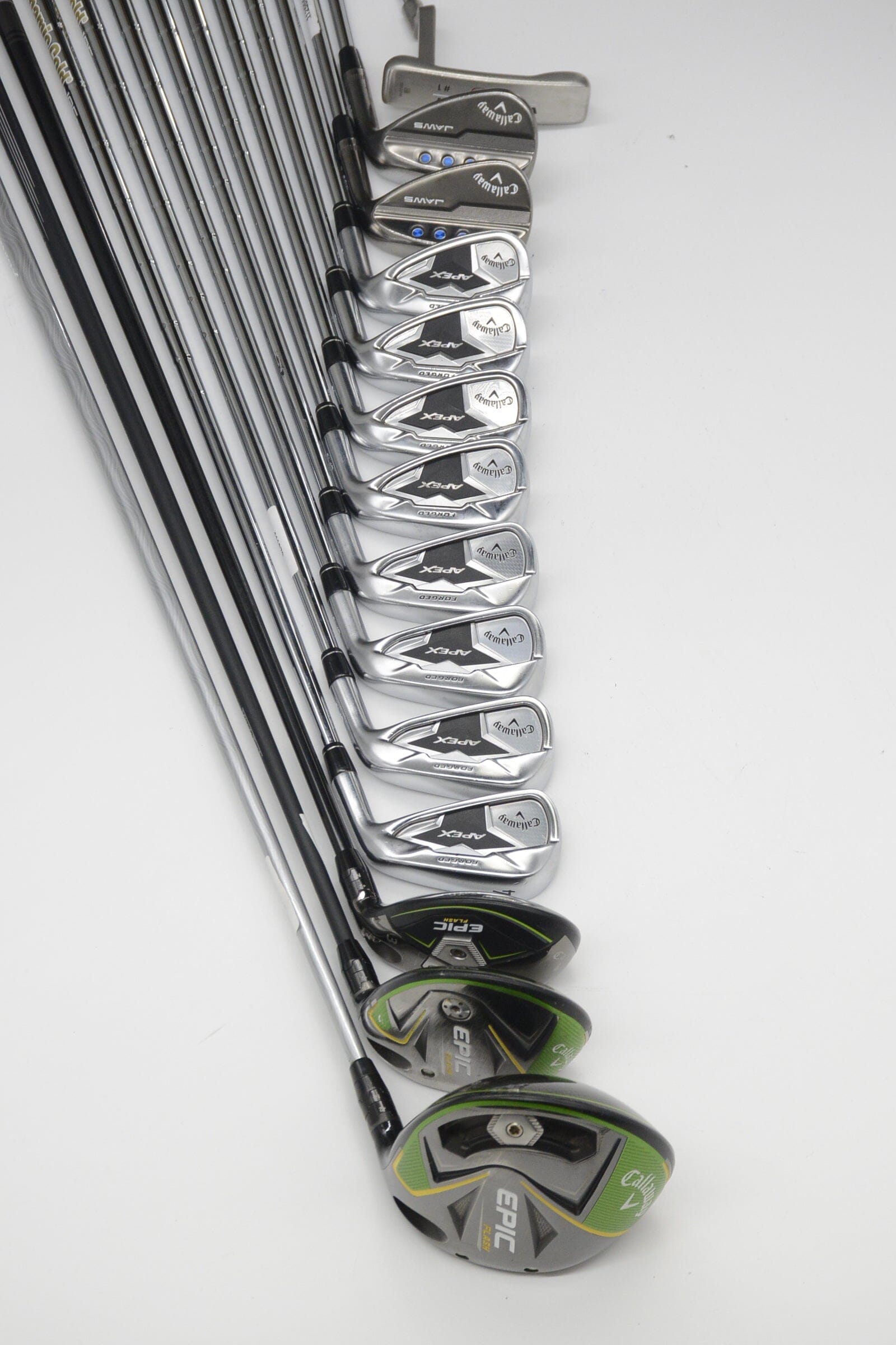 Callaway Apex 19 Mixed Full Set S Flex +1" Golf Clubs GolfRoots 