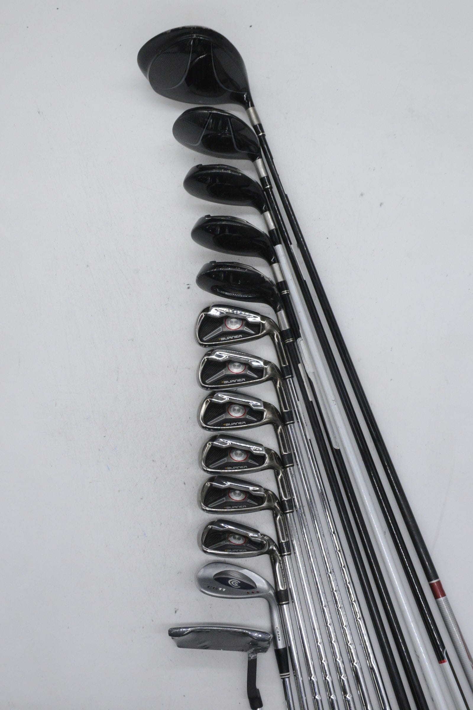 TaylorMade Burner '09 Mixed Full Set S Flex +0.25" Golf Clubs GolfRoots 