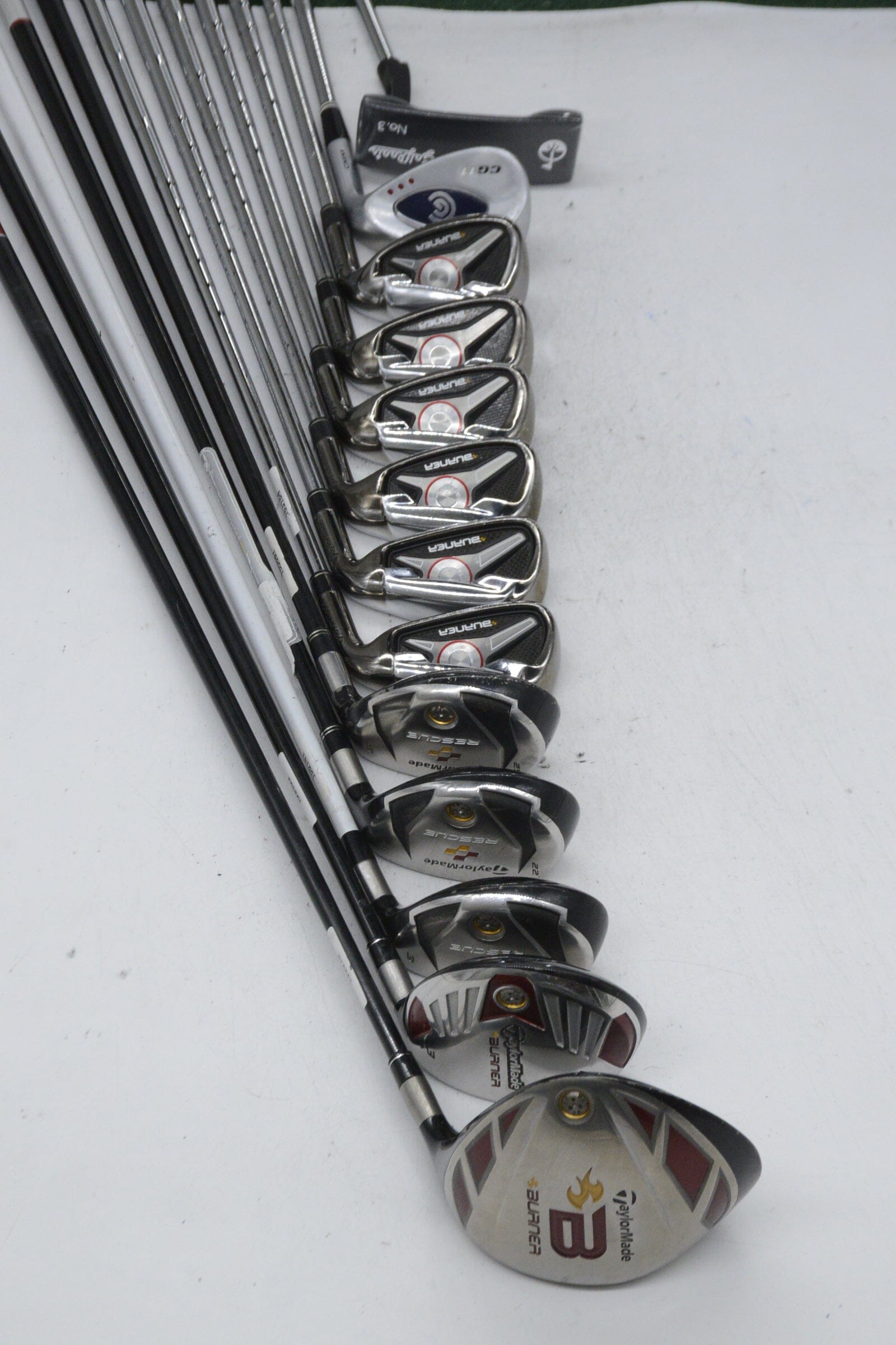 TaylorMade Burner '09 Mixed Full Set S Flex +0.25" Golf Clubs GolfRoots 