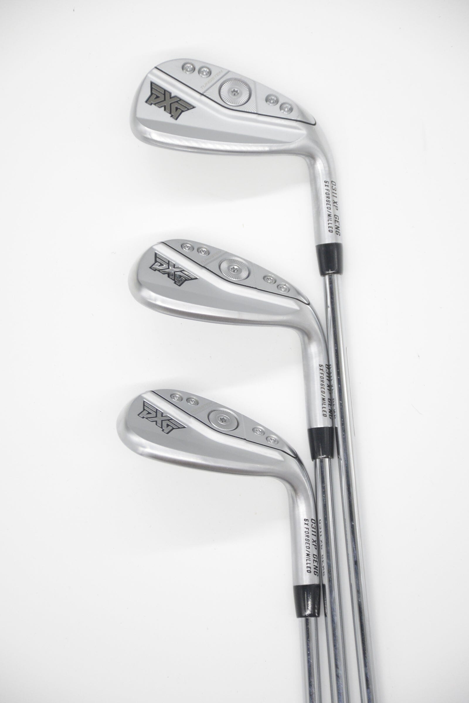 PXG 0311XP Gen 6 Chrome GW, SW, LW Wedge Set R Flex Golf Clubs GolfRoots 