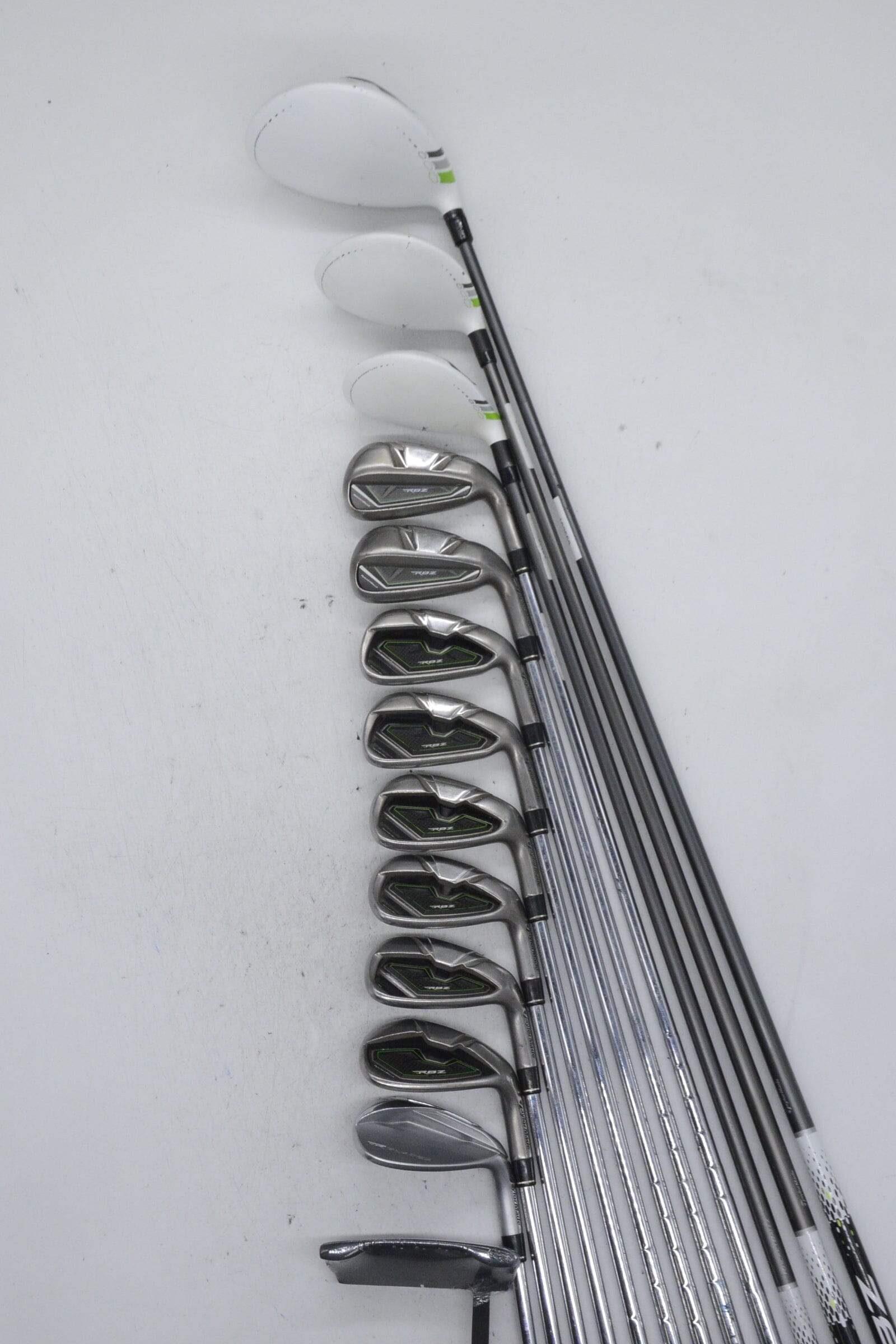 TaylorMade Rocketballz Mixed Full Set R Flex +0.25" Golf Clubs GolfRoots 