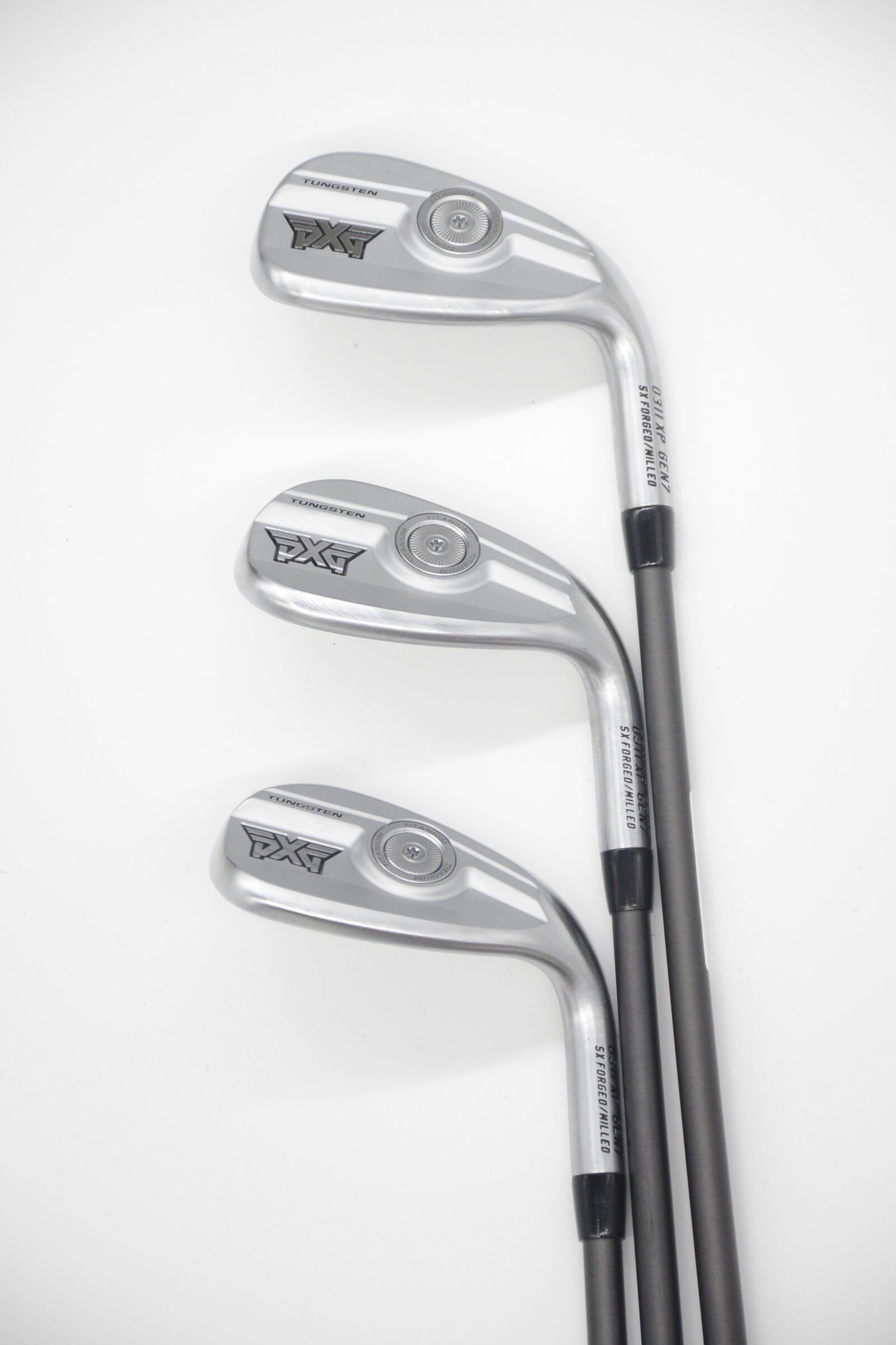 PXG 0311XP Gen 7 Chrome GW, SW, LW Wedge Set R Flex Golf Clubs GolfRoots 