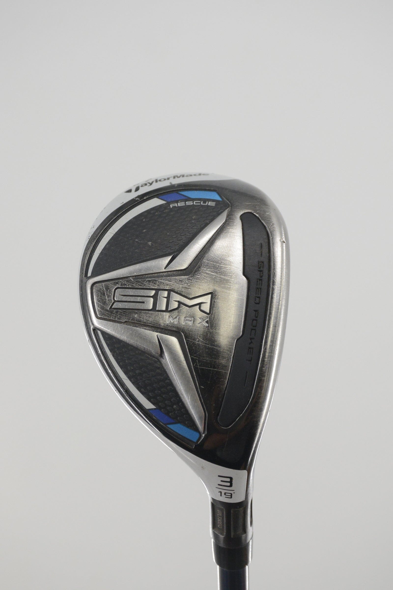 TaylorMade SIM Max 3 Hybrid S Flex 40.5" Golf Clubs GolfRoots 