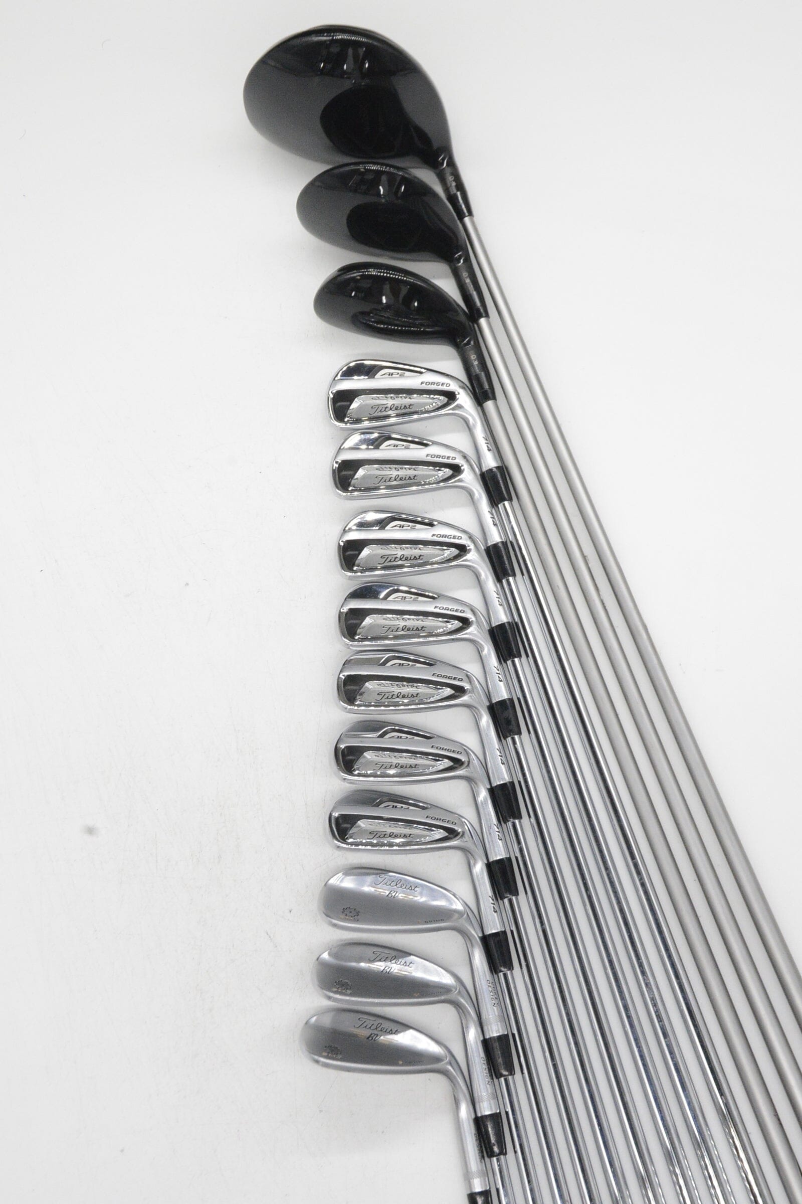 Titleist 714 AP2 Forged Mixed Full Set S Flex +0.25" Golf Clubs GolfRoots 