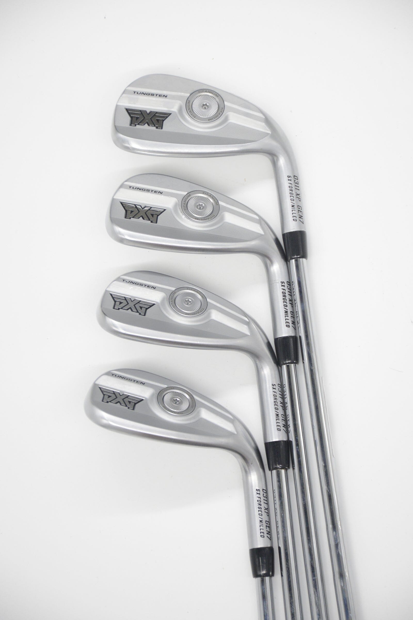 PXG 0311XP Gen 7 Chrome PW, GW, SW, LW Wedge Set S Flex Golf Clubs GolfRoots 