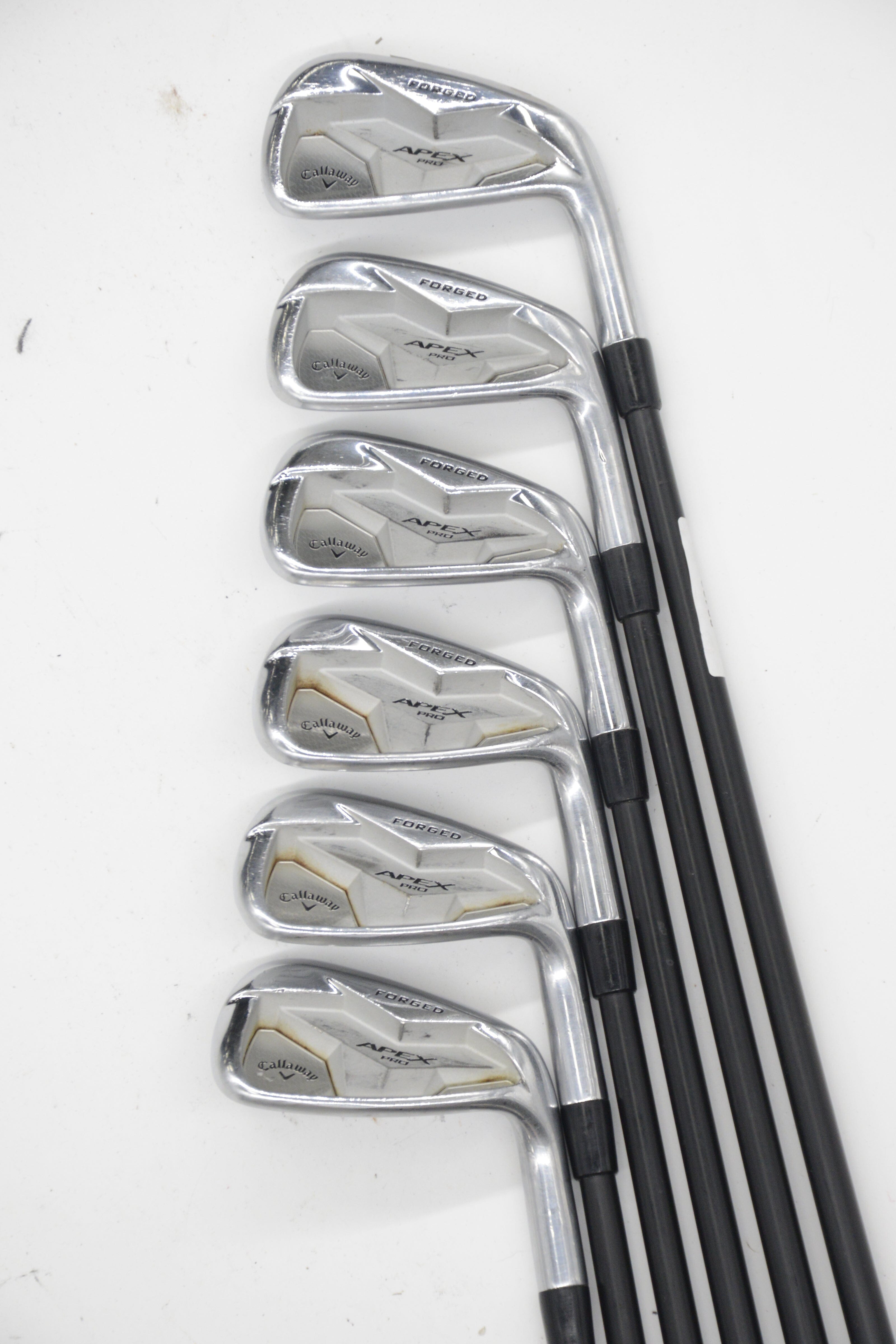 Callaway Apex Pro 19 5-PW Iron Set S Flex -0.5" Golf Clubs GolfRoots 