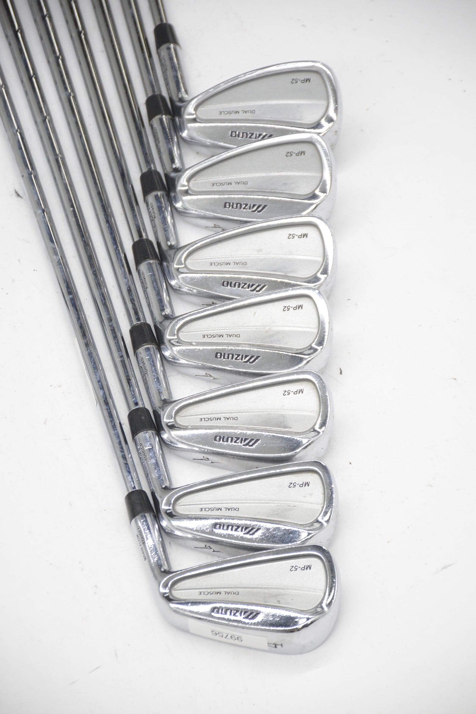 Mizuno MP-52 4-PW Iron Set R Flex +0.5" Golf Clubs GolfRoots 