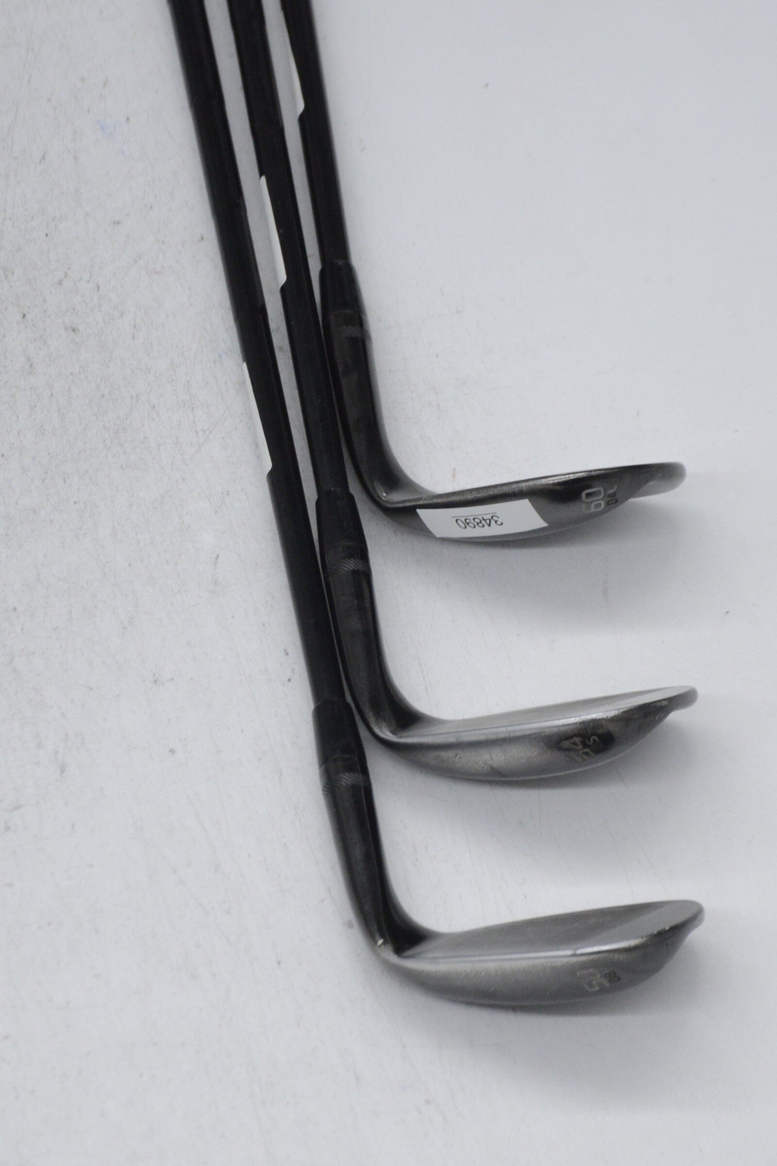 Lefty Titleist Vokey SM9 Jet Black 50, 54, 60 Degree Wedge Set S Flex Golf Clubs GolfRoots 