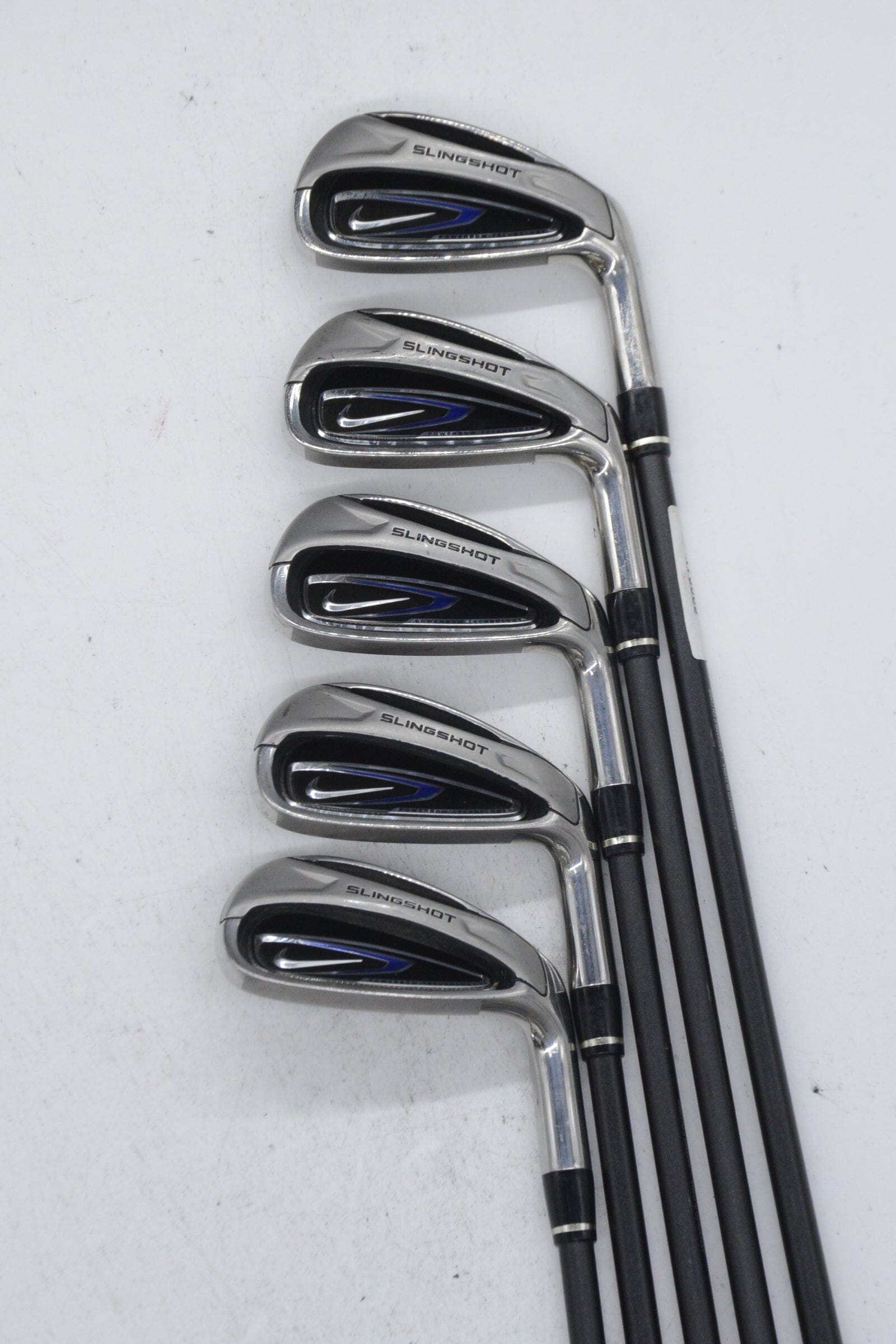 Nike Slingshot 4-7, 9 Iron Set R Flex +0.25" Golf Clubs GolfRoots 