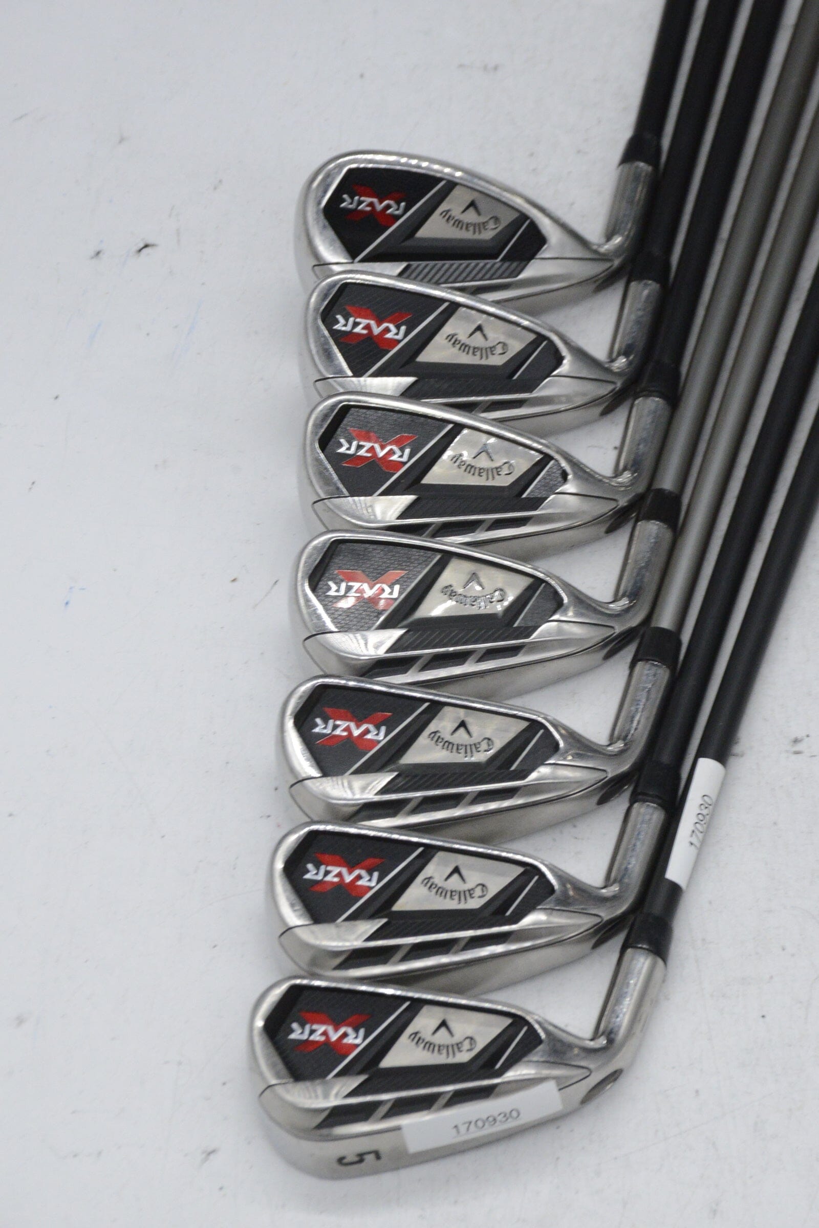 Callaway RAZR X 5-PW, SW Iron Set R Flex Std Length Golf Clubs GolfRoots 