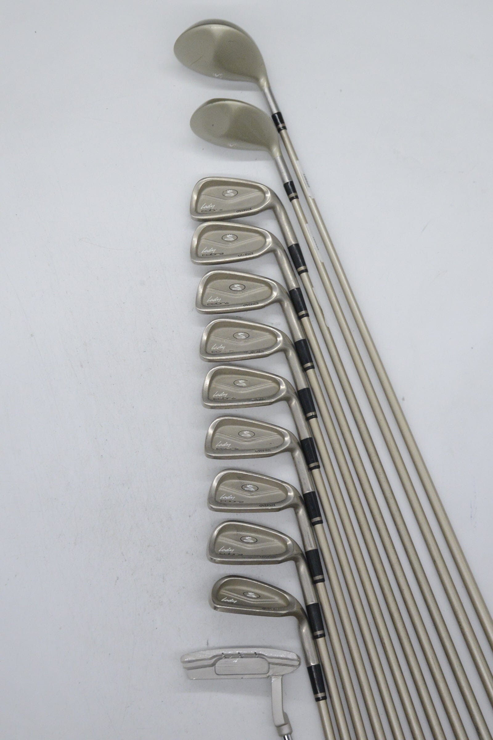 Women's Cobra Lady Cobra Oversize Mixed Full Set W Flex -0.25" Golf Clubs GolfRoots 