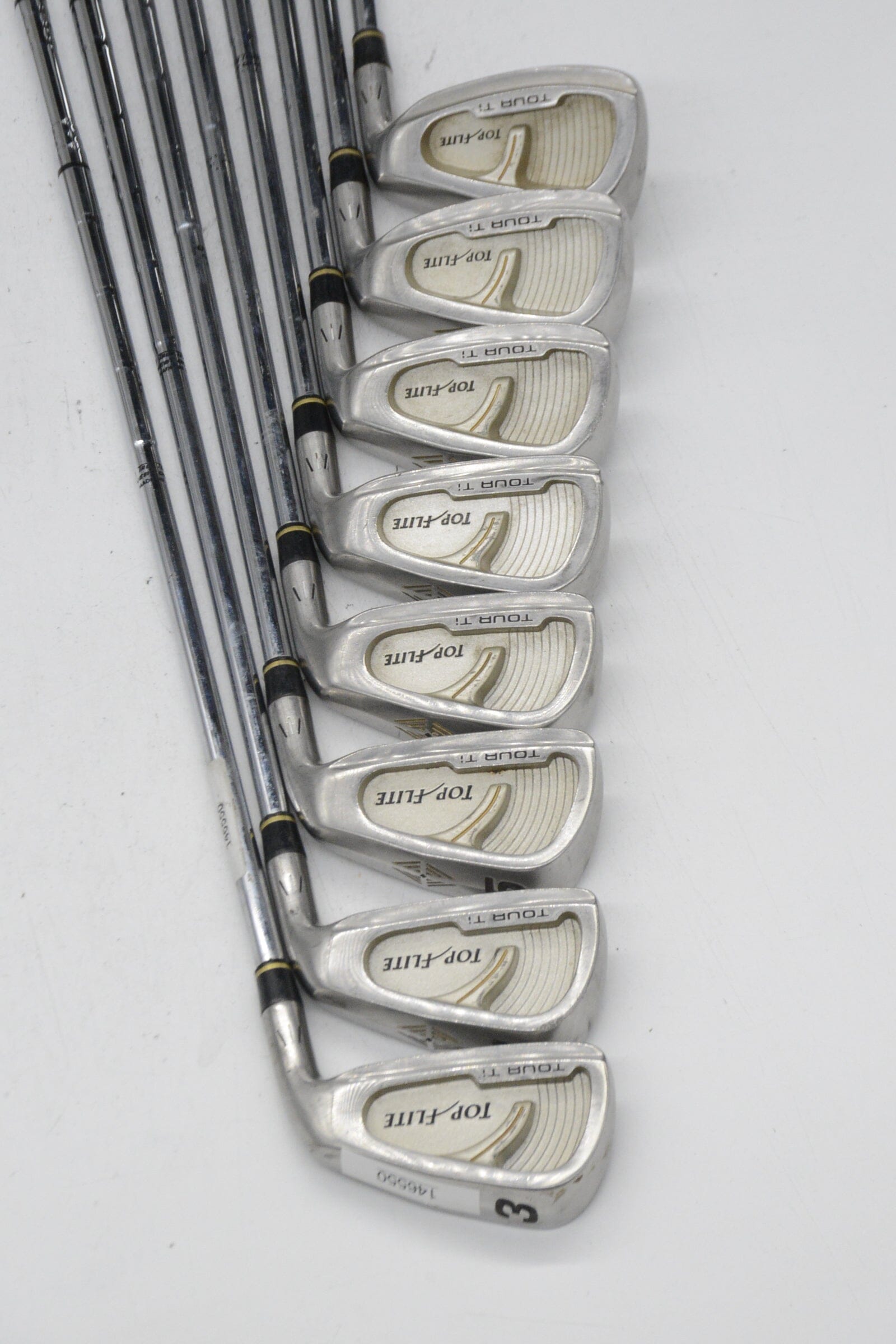 Top Flite Tour Ti 3-PW Iron Set R Flex -0.5" Golf Clubs GolfRoots 