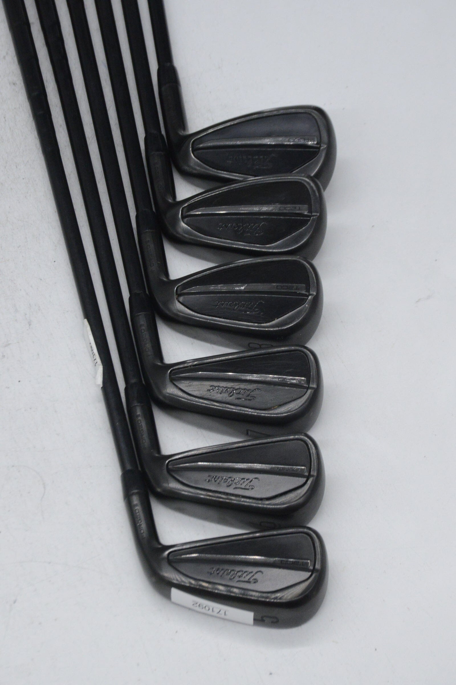 Titleist T200 Black 5-PW Iron Set S Flex +0.5" Golf Clubs GolfRoots 