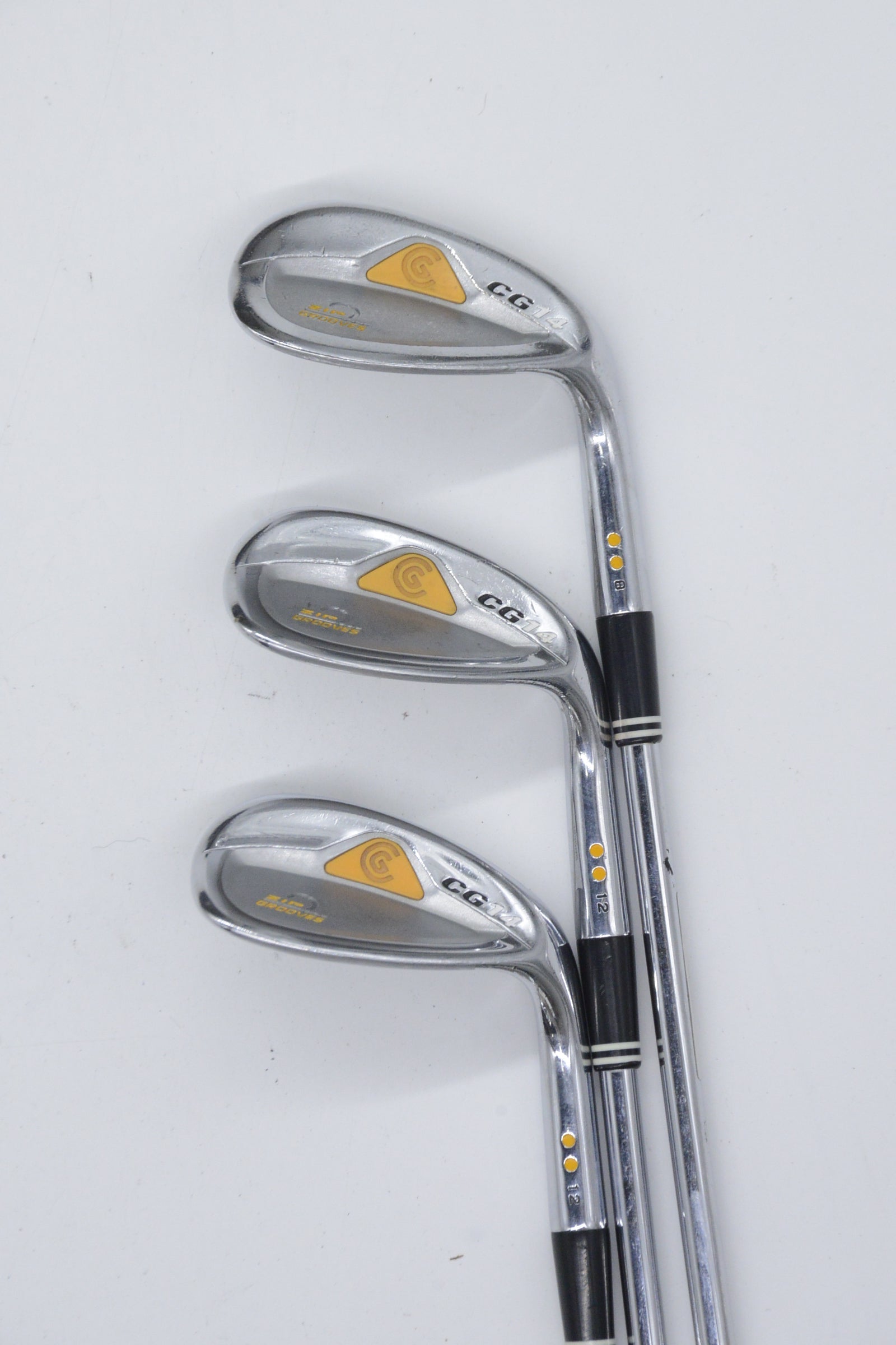 Cleveland CG14 Chrome 50, 54, 58 Degree Wedge Set Wedge Flex