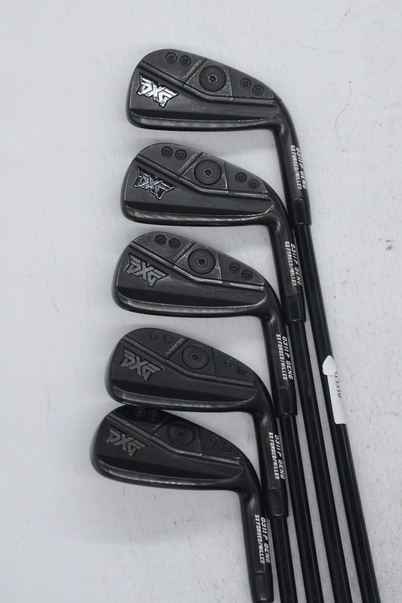PXG 0311P Gen 6 Double Black 6-PW Iron Set R Flex Std Length Golf Clubs GolfRoots 