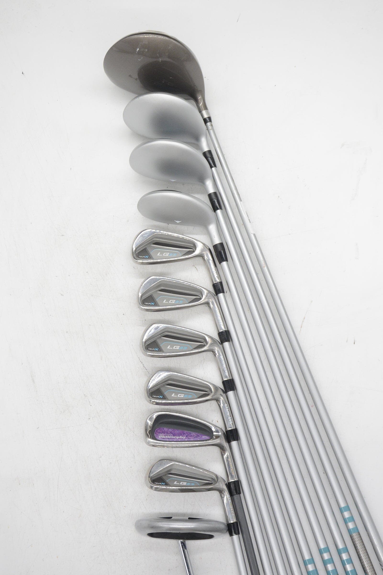 Women's Tour X LG 23 Mixed Full Set W Flex -1" Golf Clubs GolfRoots 