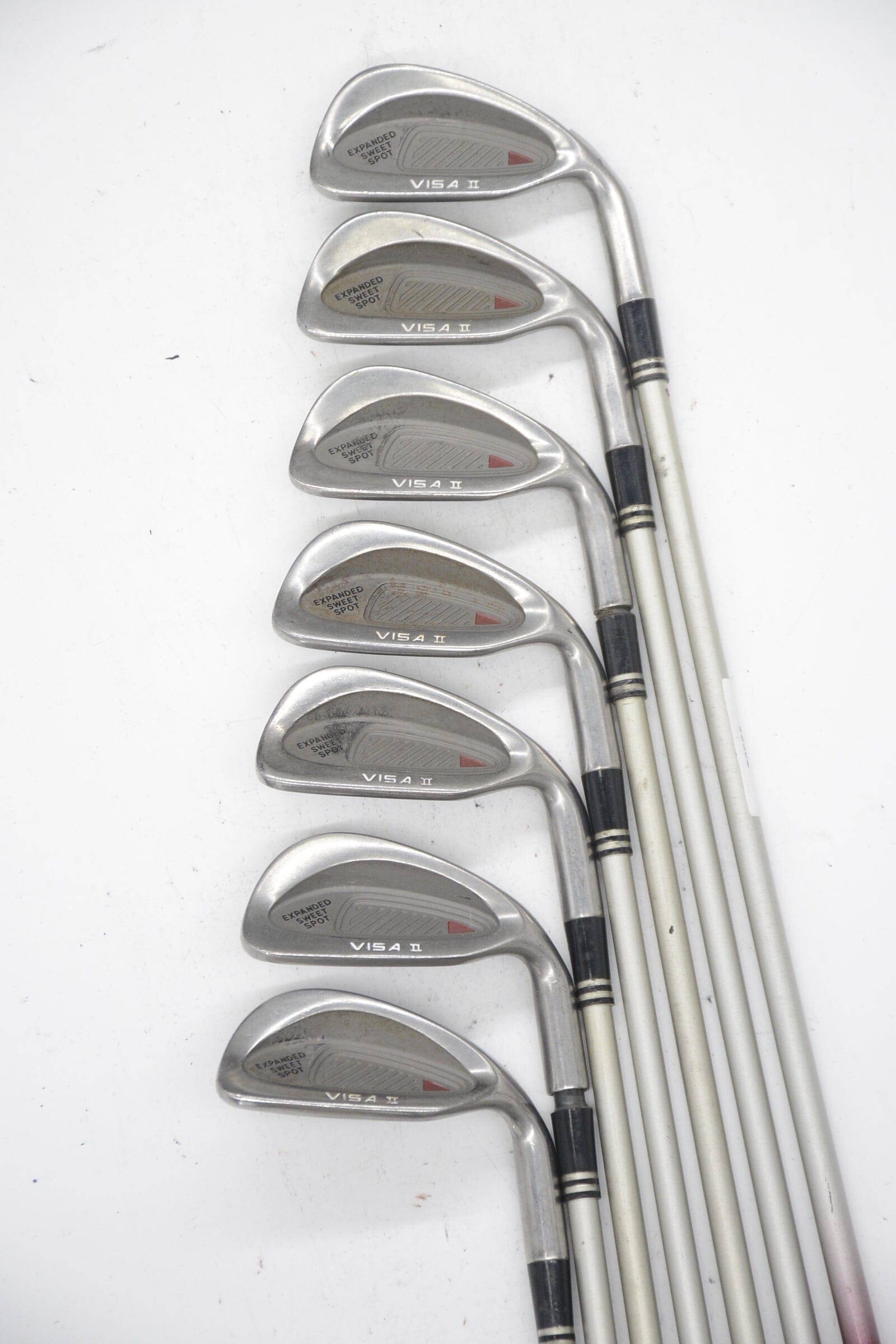 Women's Confidence Visa II 3-8, PW Iron Set W Flex -0.5" Golf Clubs GolfRoots 