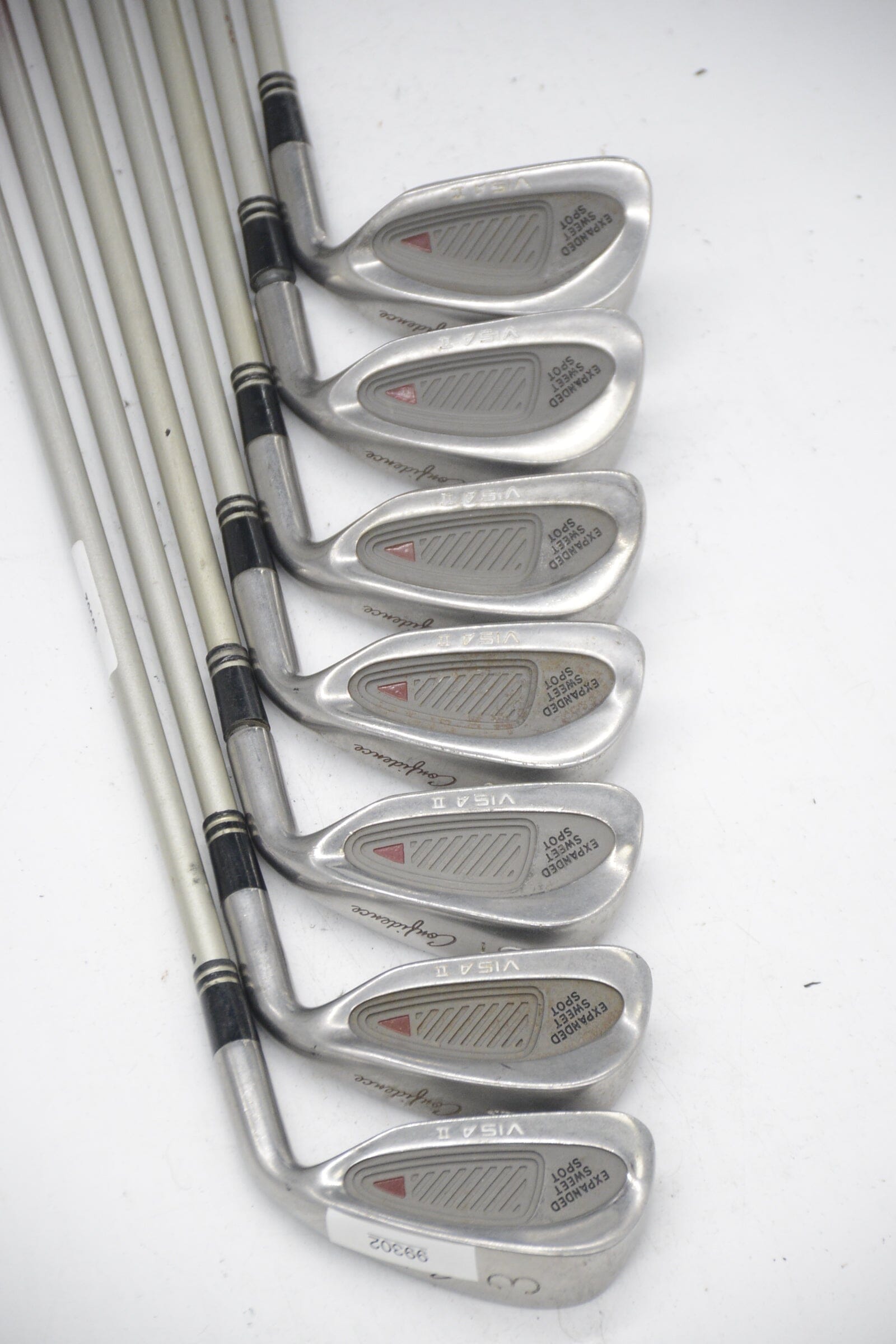 Women's Confidence Visa II 3-8, PW Iron Set W Flex -0.5" Golf Clubs GolfRoots 