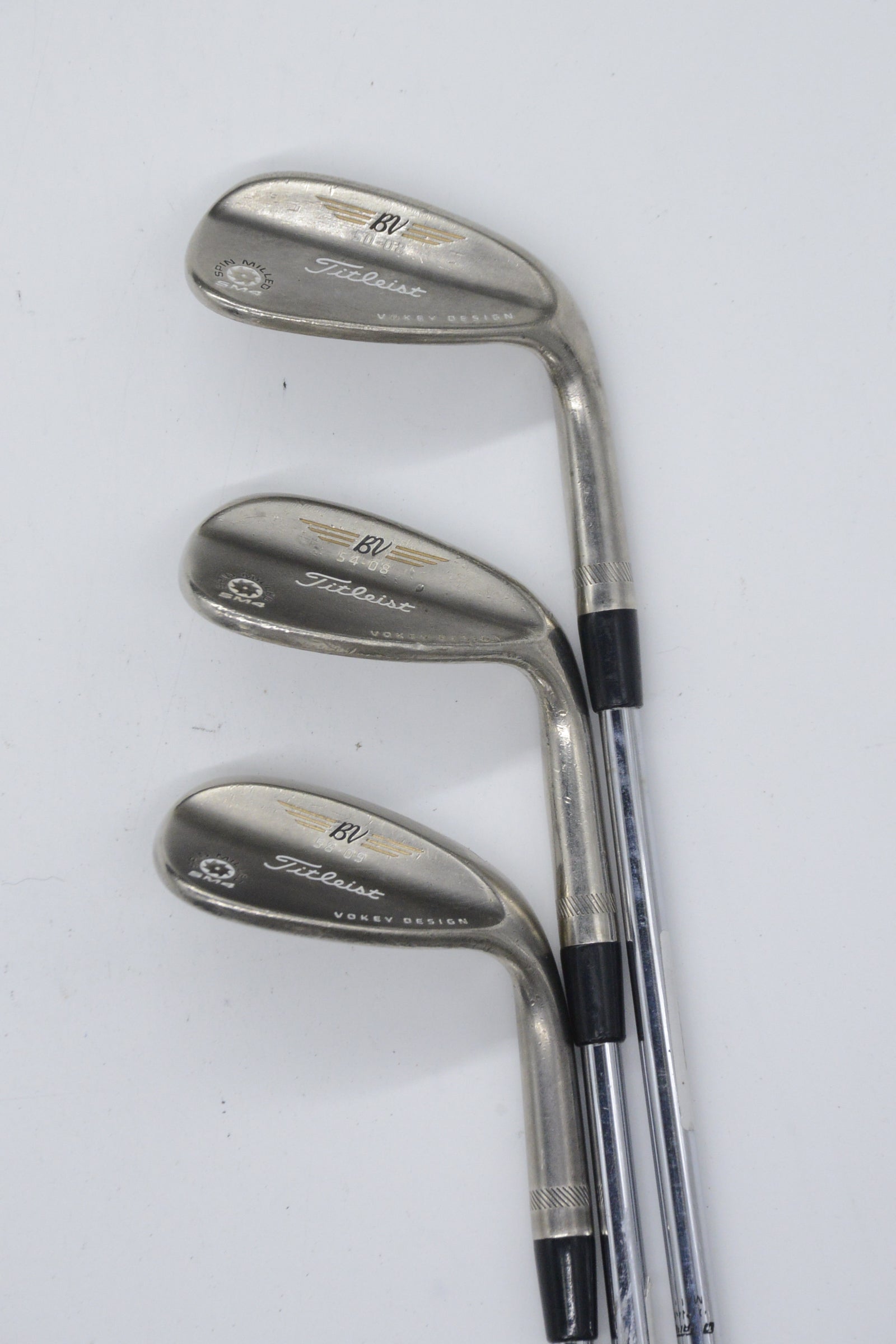 Titleist Vokey SM4 Black Nickel 50, 54, 58 Degree Wedge Set Wedge Flex