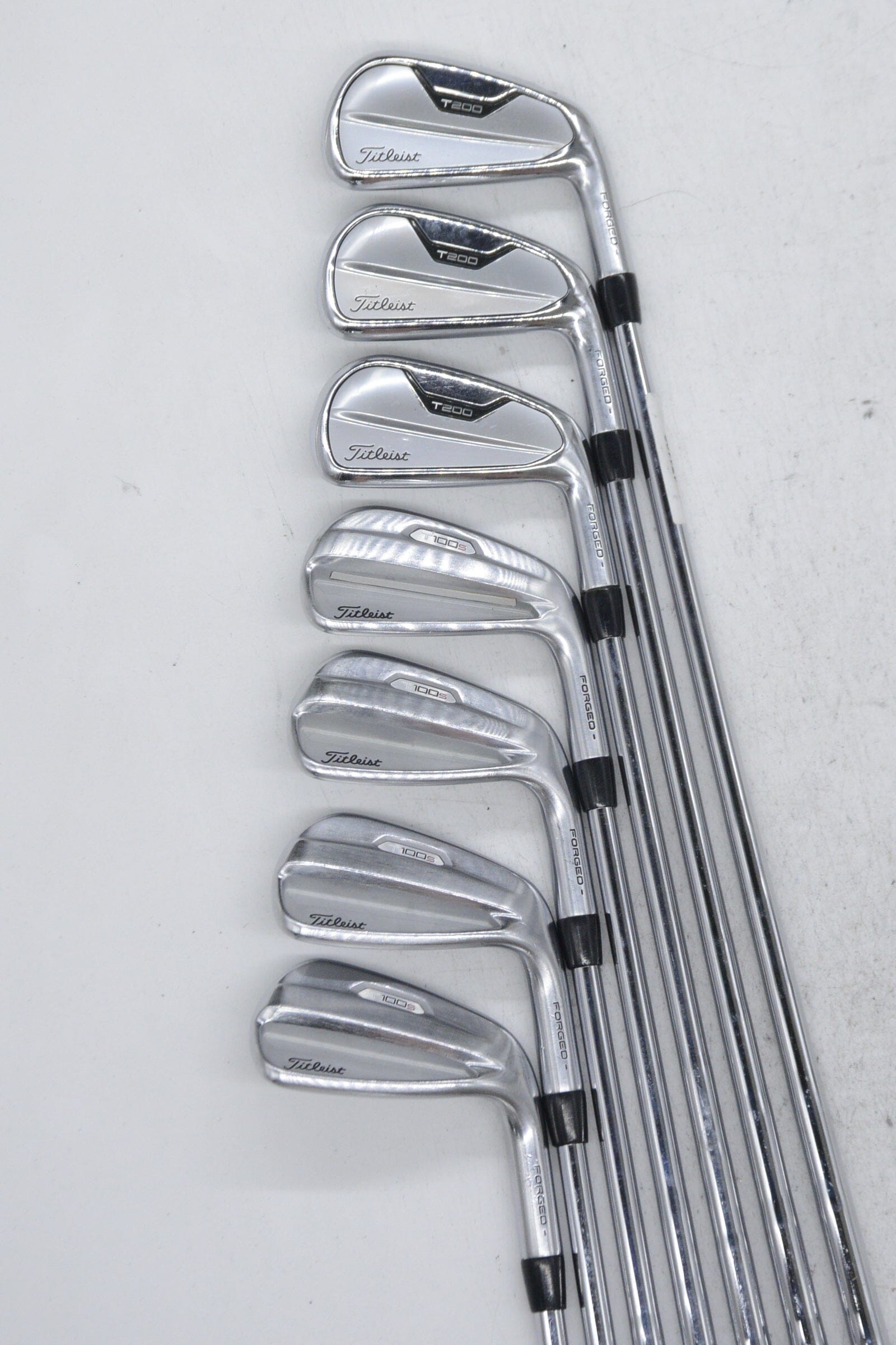 Titleist T200 / T100S Combo 4-PW Iron Set S Flex +0.25" Golf Clubs GolfRoots 
