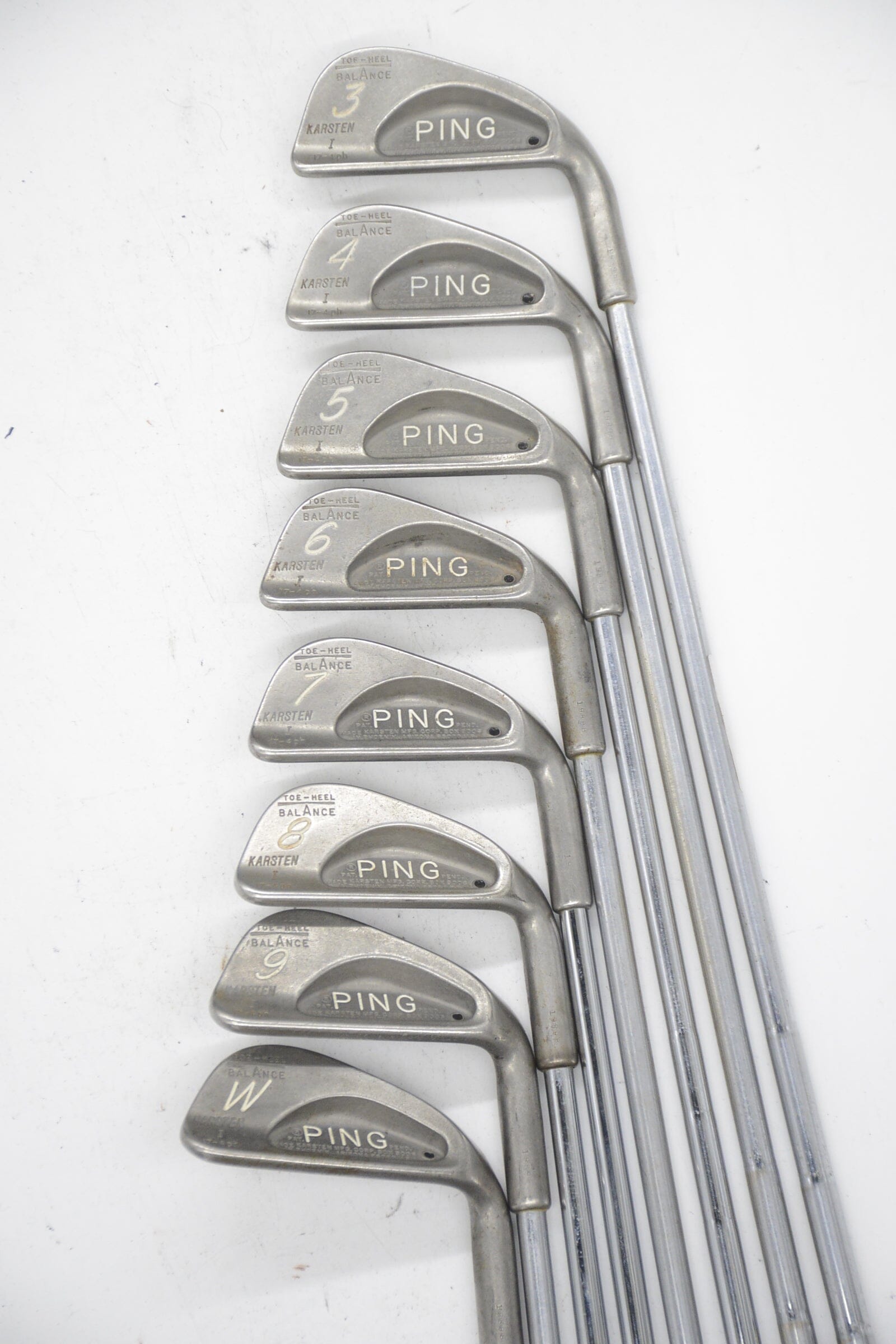 Ping Karsten I 3-PW Iron Set R Flex -0.5" Golf Clubs GolfRoots 