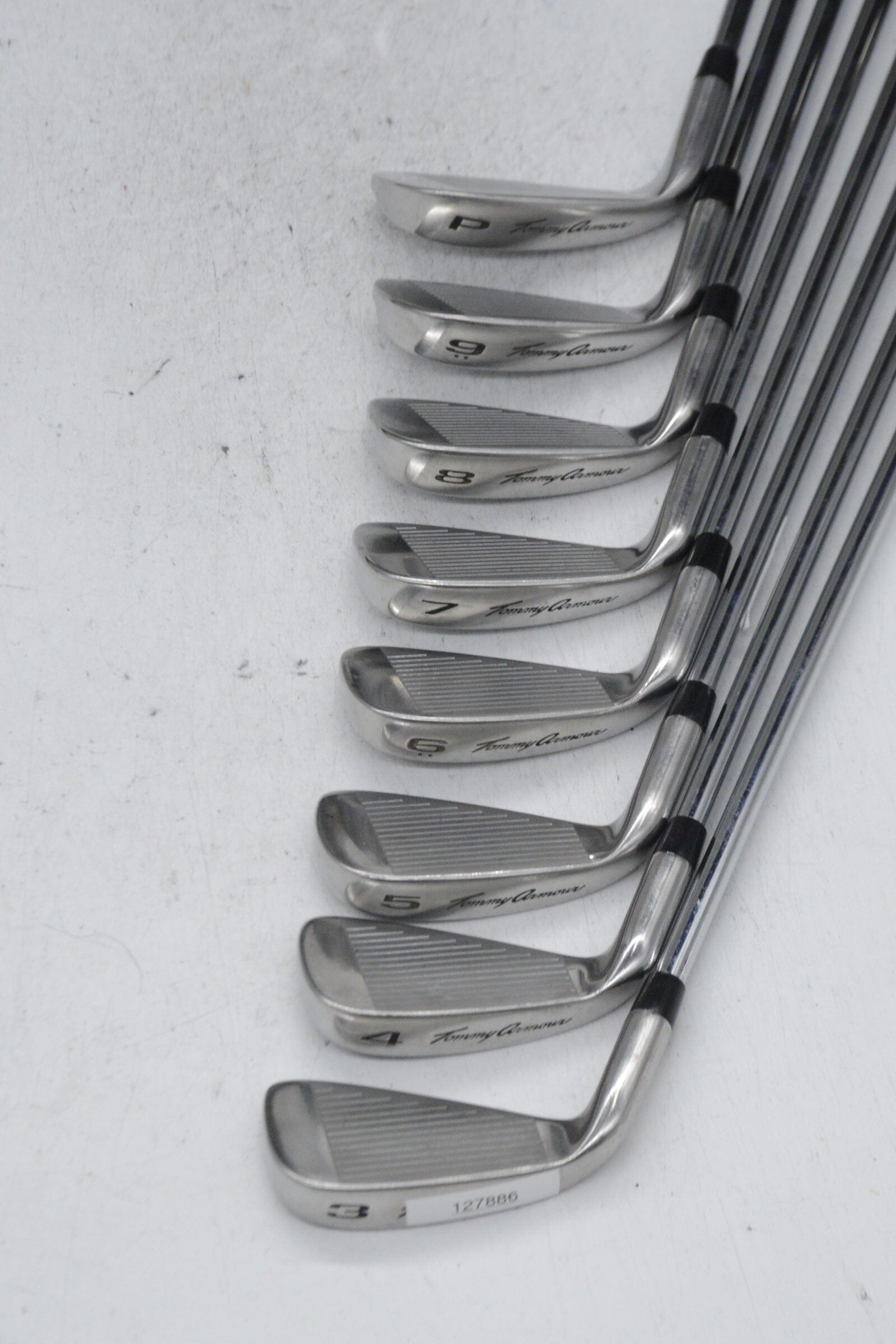Tommy Armour 845 Stripe 3-PW Iron Set R Flex -0.25" Golf Clubs GolfRoots 
