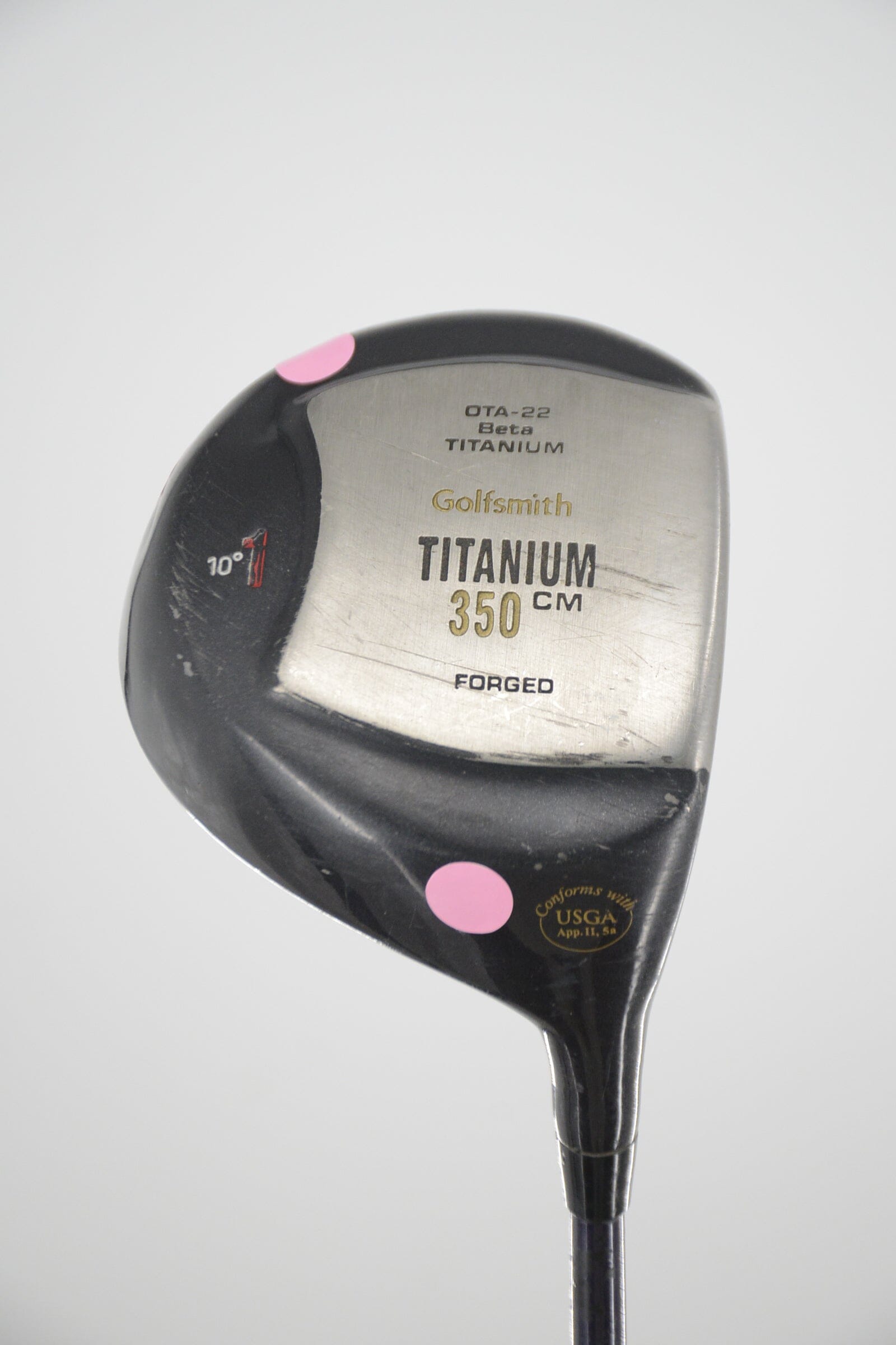 *Dented* Golfsmith Titanium 350 CM 10 Degree Driver R Flex 44.25" Golf Clubs GolfRoots 