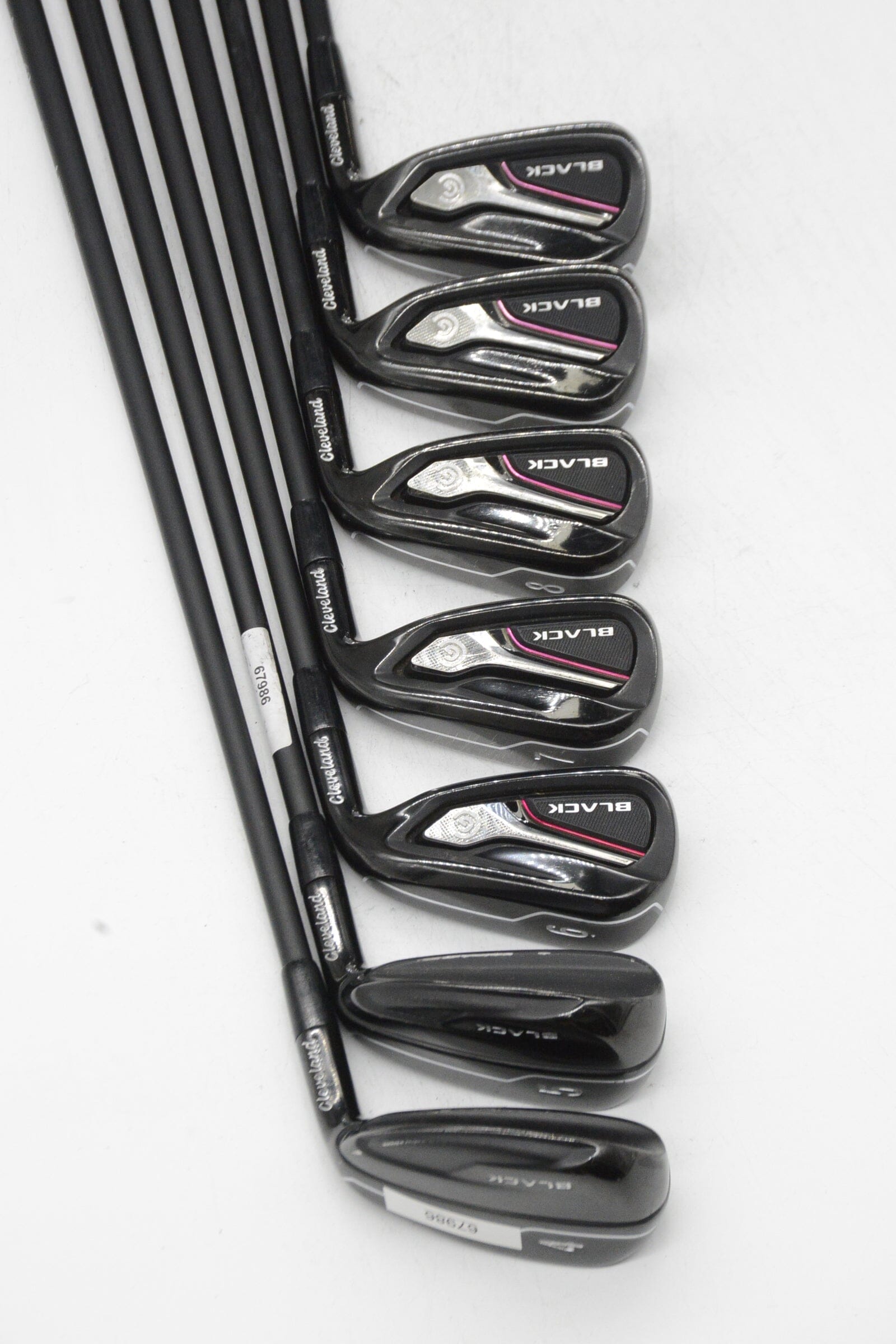 Women's Cleveland CG Black 5-PW Iron Set W Flex Std Length Golf Clubs GolfRoots 