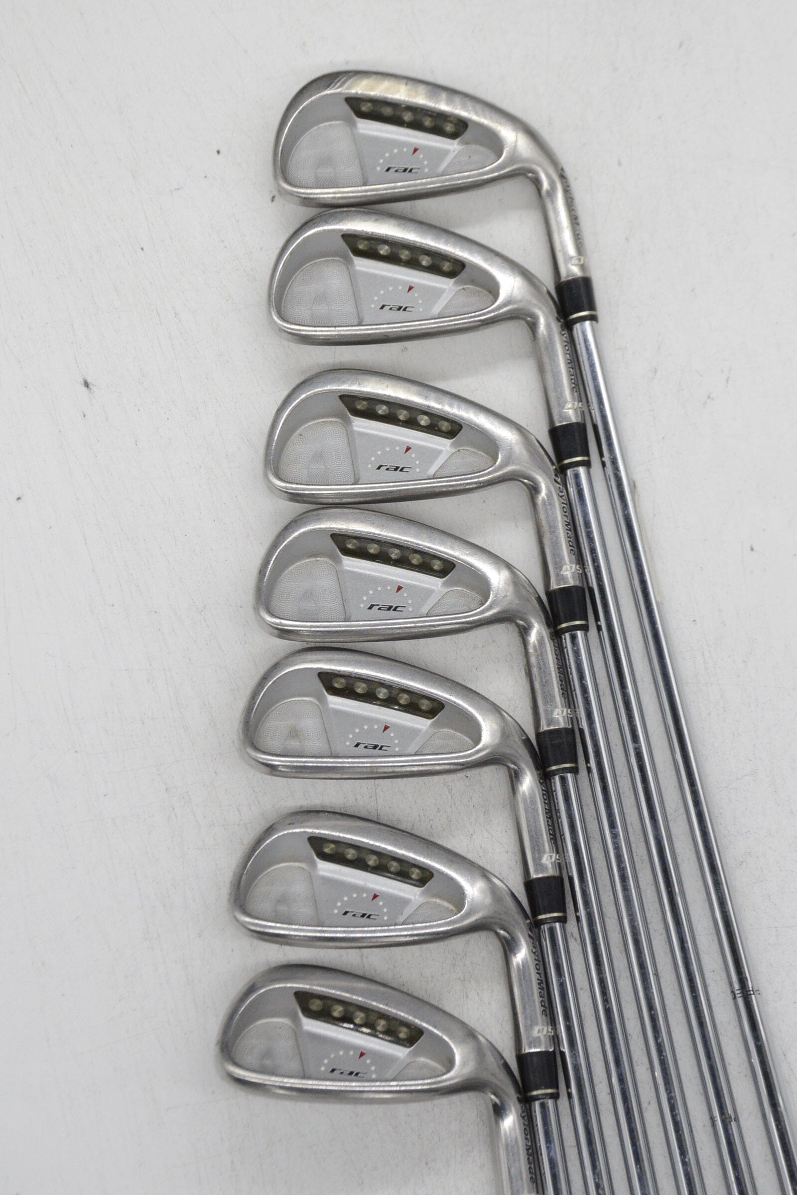 TaylorMade Rac OS 3-9 Iron Set S Flex Std Length Golf Clubs GolfRoots 