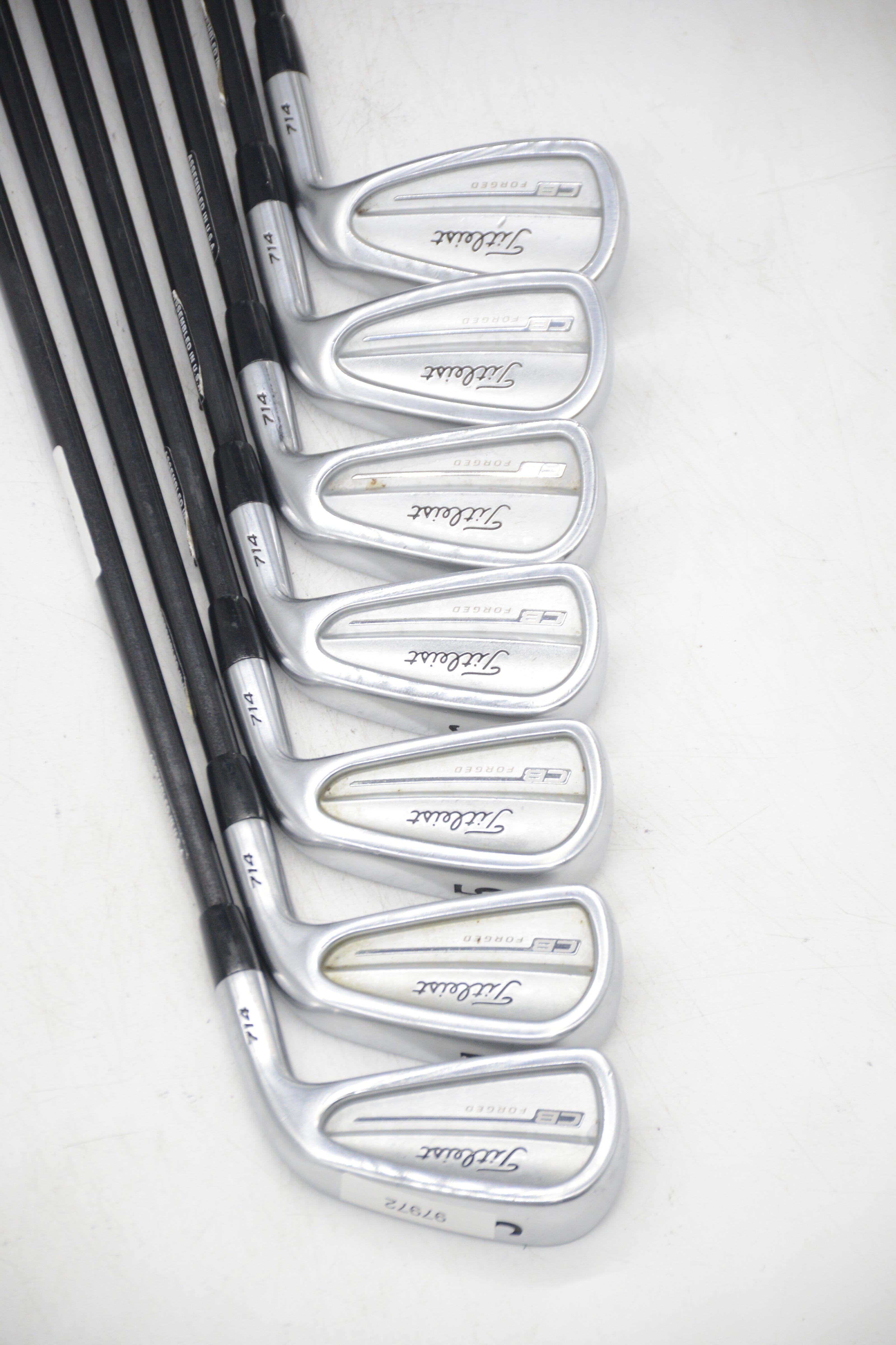 Titleist 714 CB Forged 3-9 Iron Set SR Flex -0.5" Golf Clubs GolfRoots 