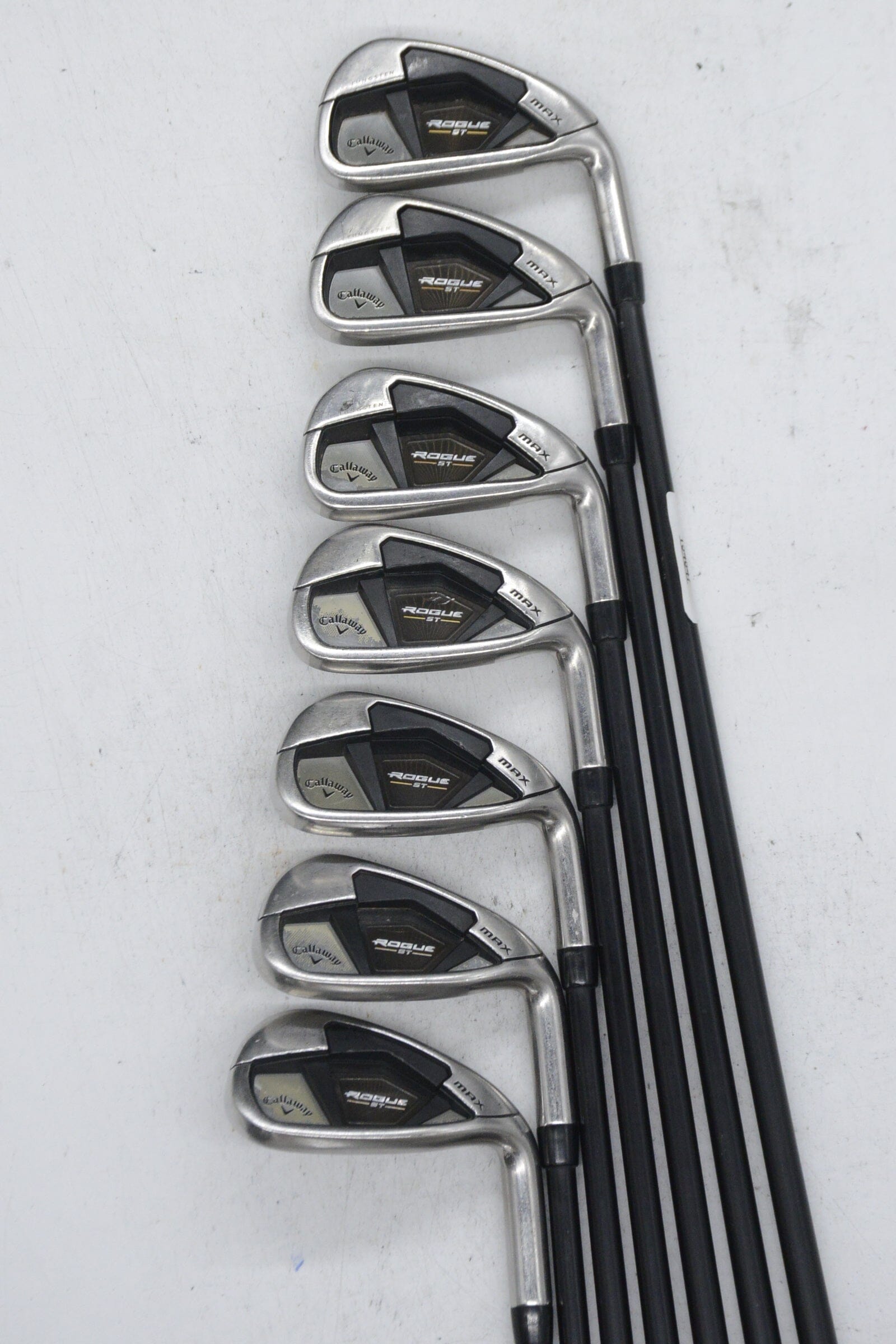 Callaway Rogue ST Max 5-AW Iron Set R Flex +0.25" Golf Clubs GolfRoots 