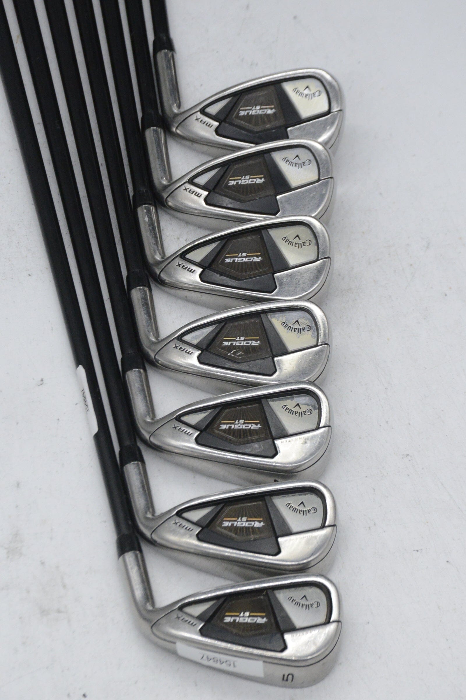 Callaway Rogue ST Max 5-AW Iron Set R Flex +0.25" Golf Clubs GolfRoots 