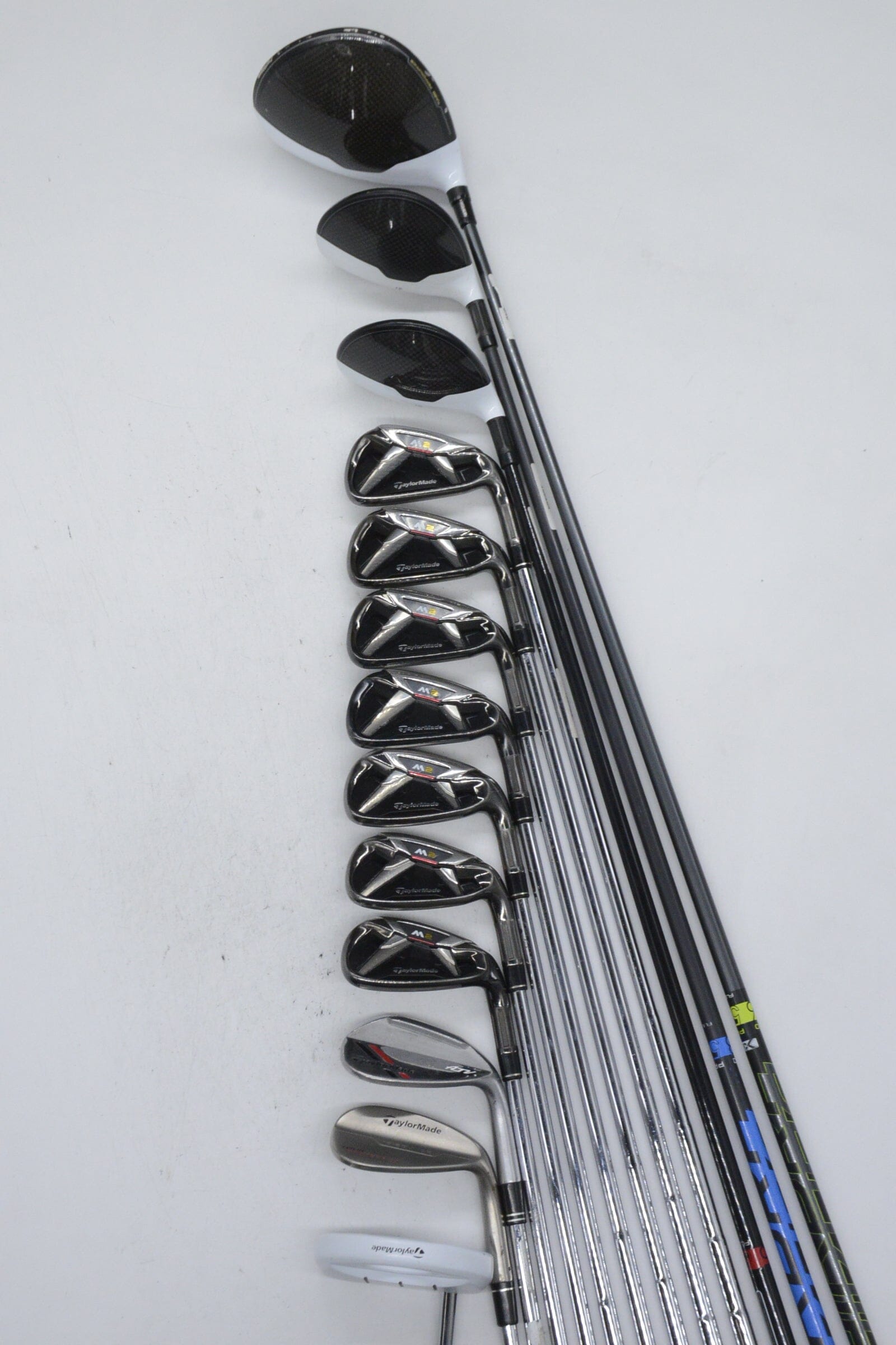 TaylorMade M2 Mixed Full Set R Flex +0.5" Golf Clubs GolfRoots 