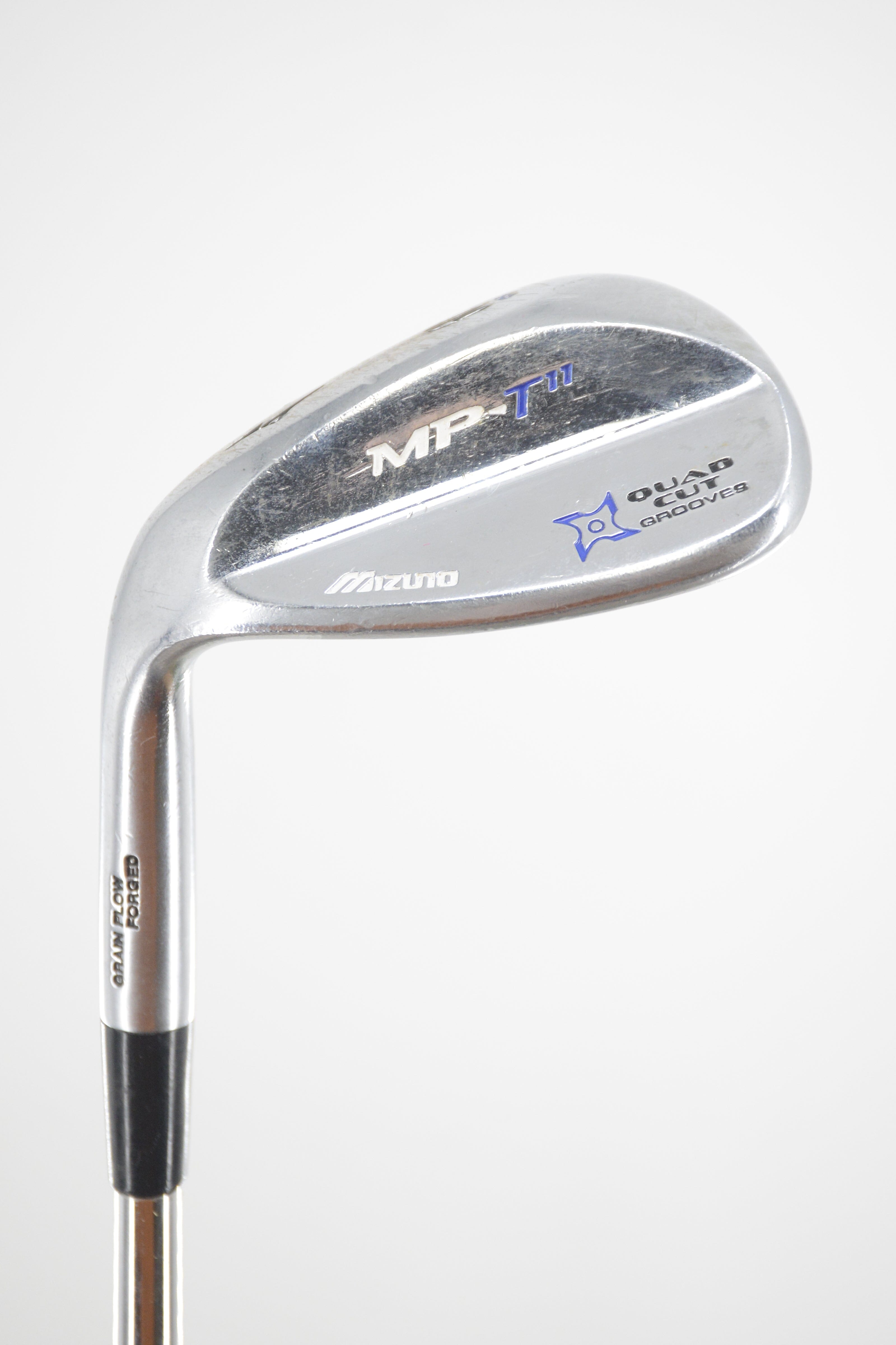 Lefty Mizuno MP T-11 White Satin Chrome 52 Degree Wedge Wedge Flex 35.25" Golf Clubs GolfRoots 