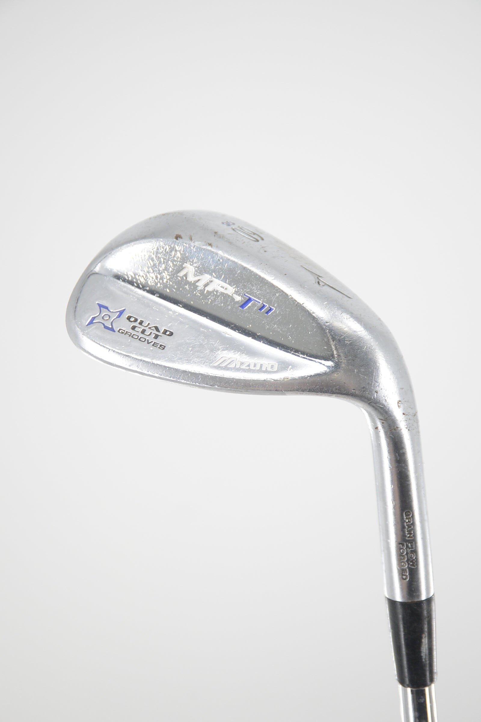 Mizuno MP T-11 White Satin Chrome 60 Degree Wedge Wedge Flex 35" Golf Clubs GolfRoots 